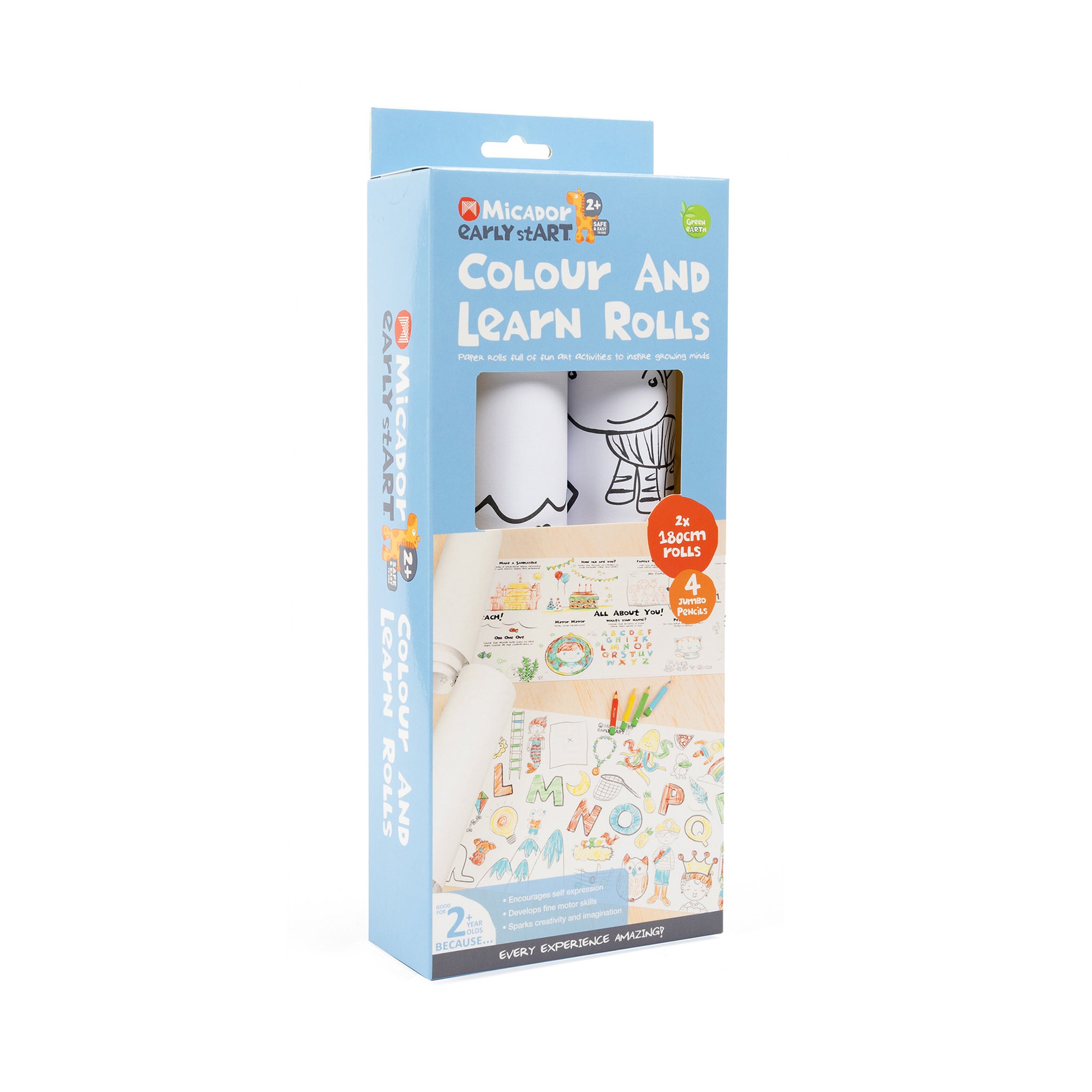 Early Start Colour And Learn Rolls 2Pk