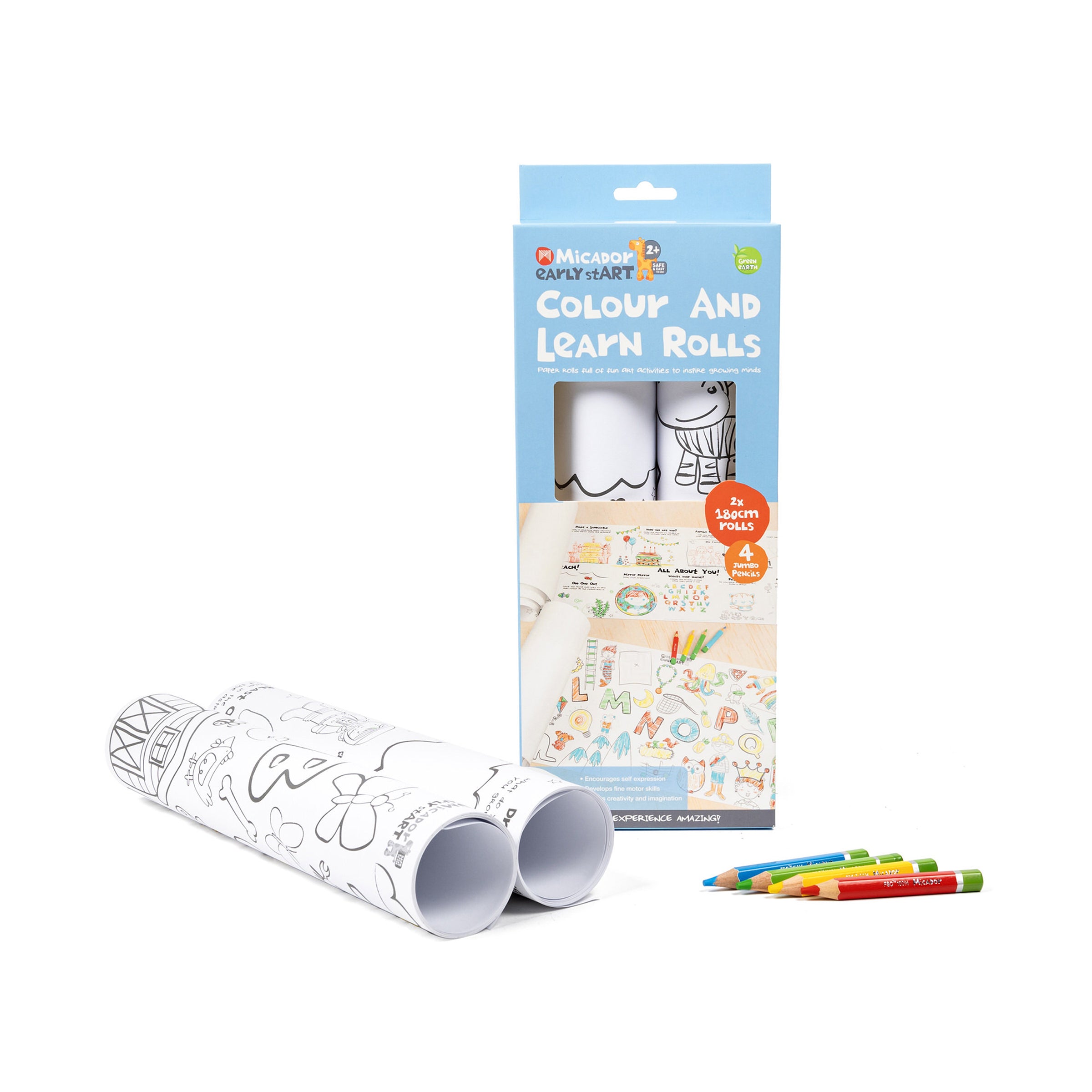 Early Start Colour And Learn Rolls 2Pk