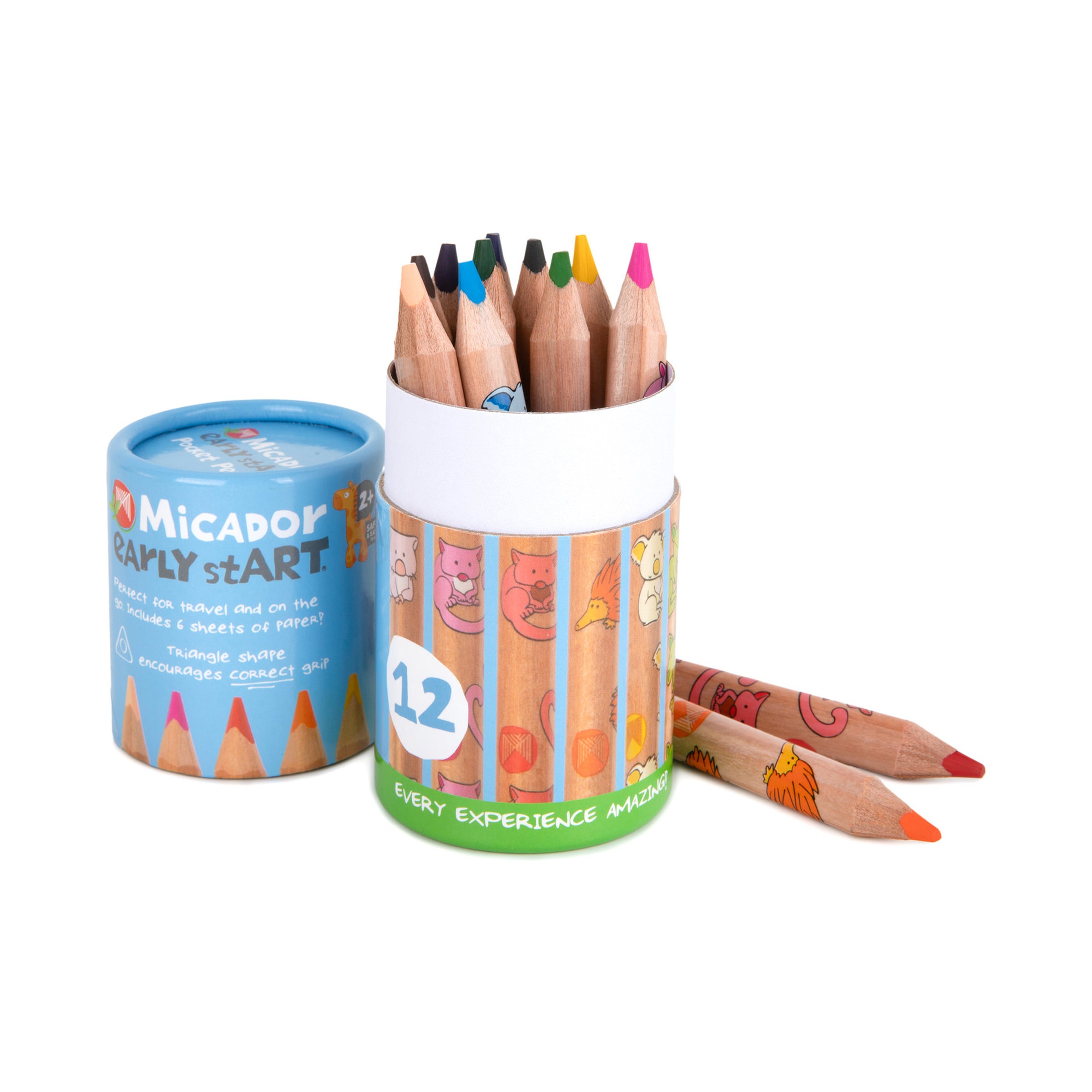 Early Start Triangle Pencil Pocket Pack 12Pk