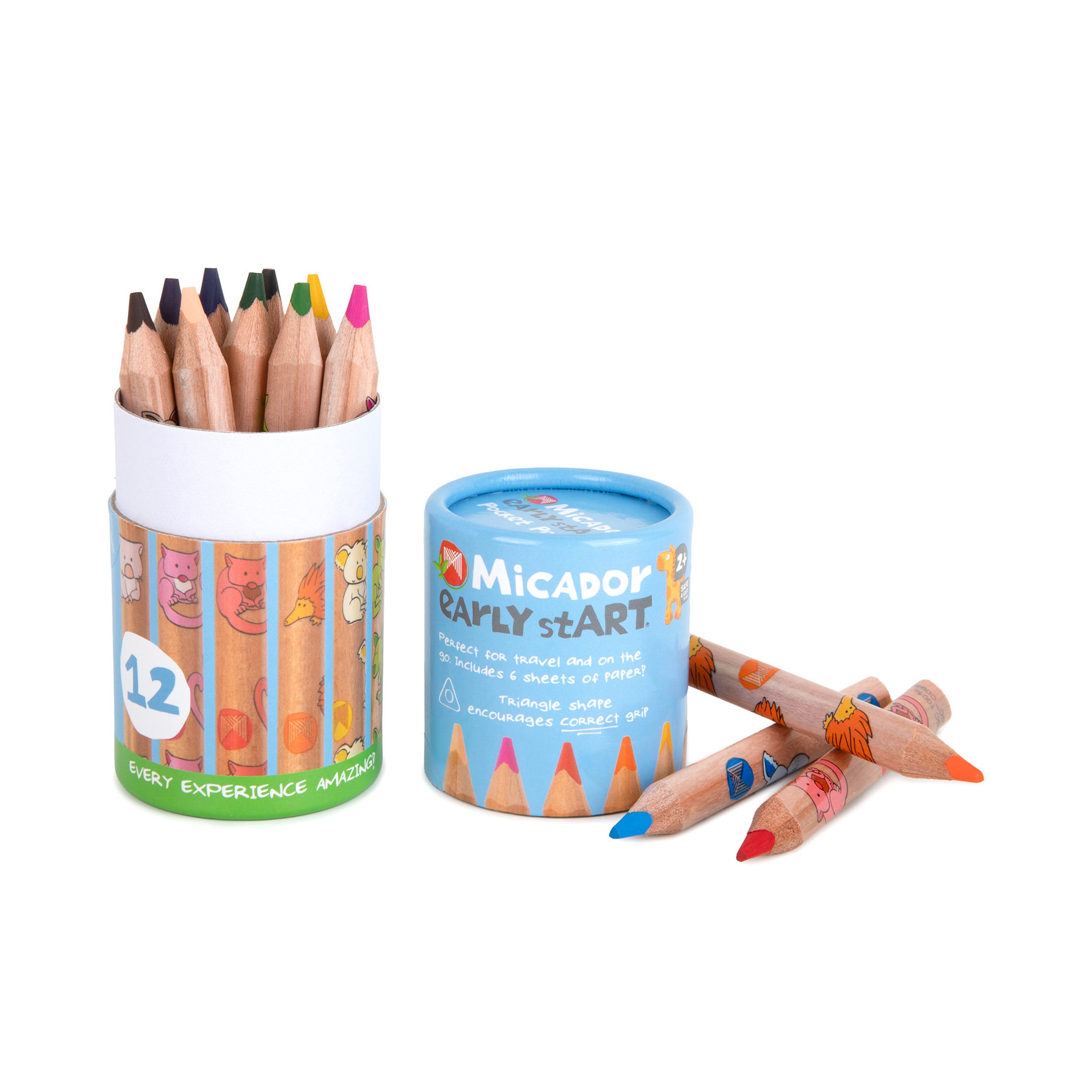 Early Start Triangle Pencil Pocket Pack 12Pk