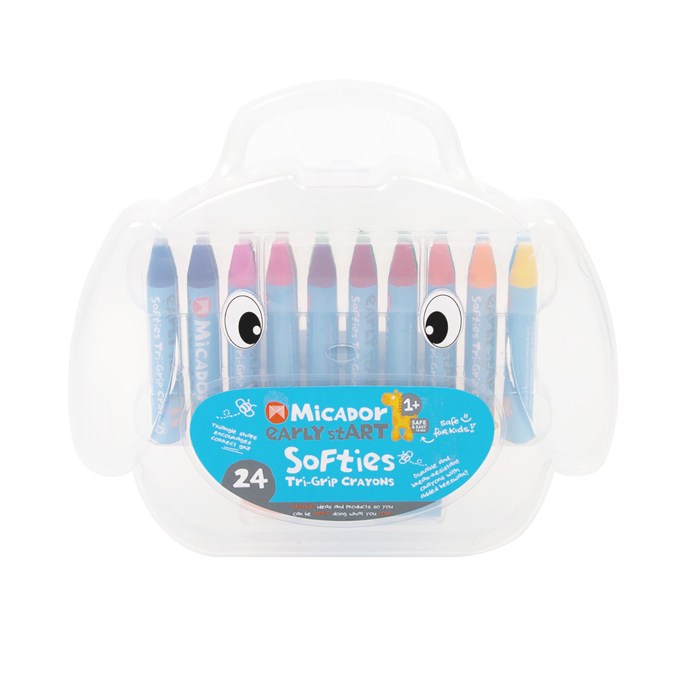 Early Start Softies Tri Grip Crayons 24Pk