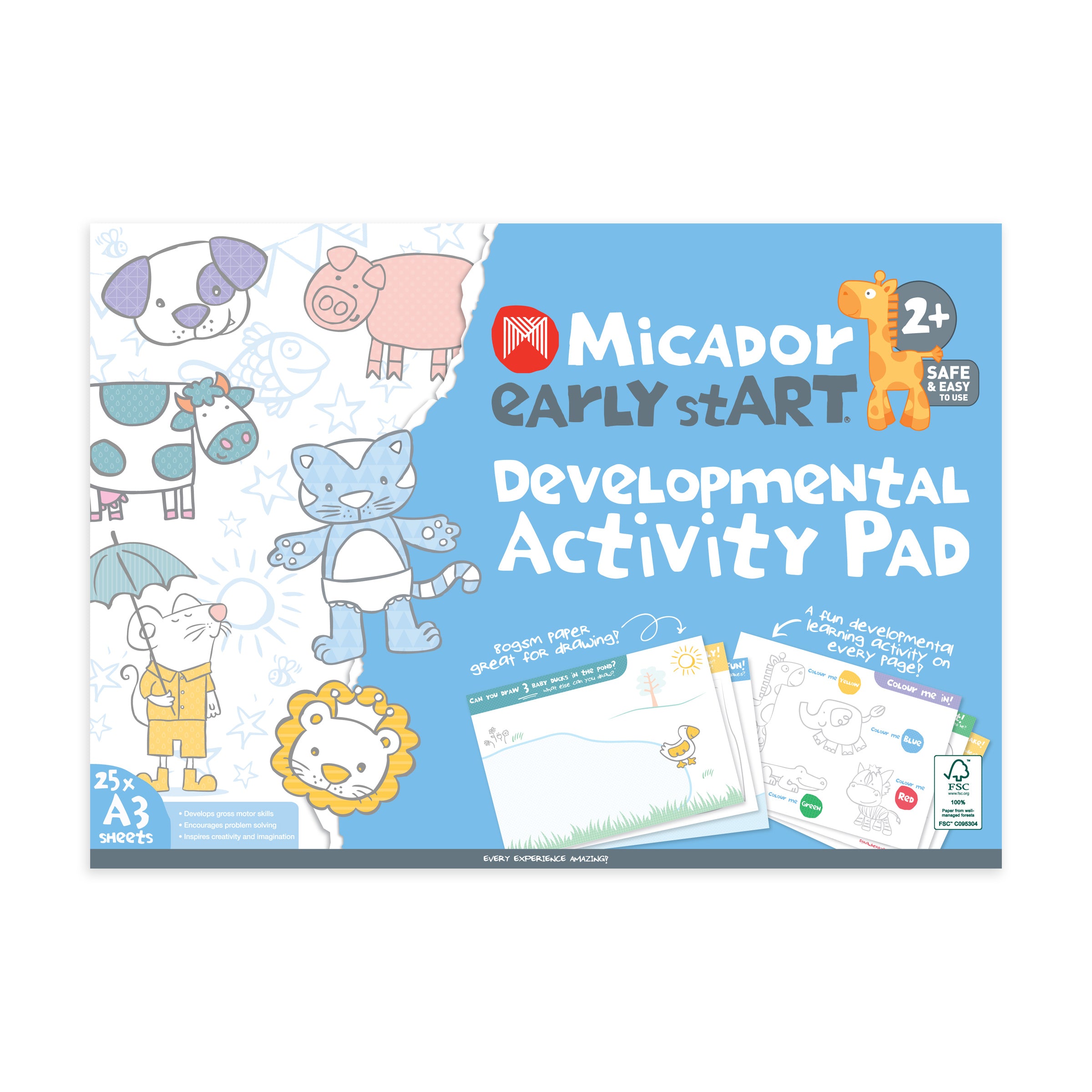 Early Start Developmental Activity Pad A3 Mix