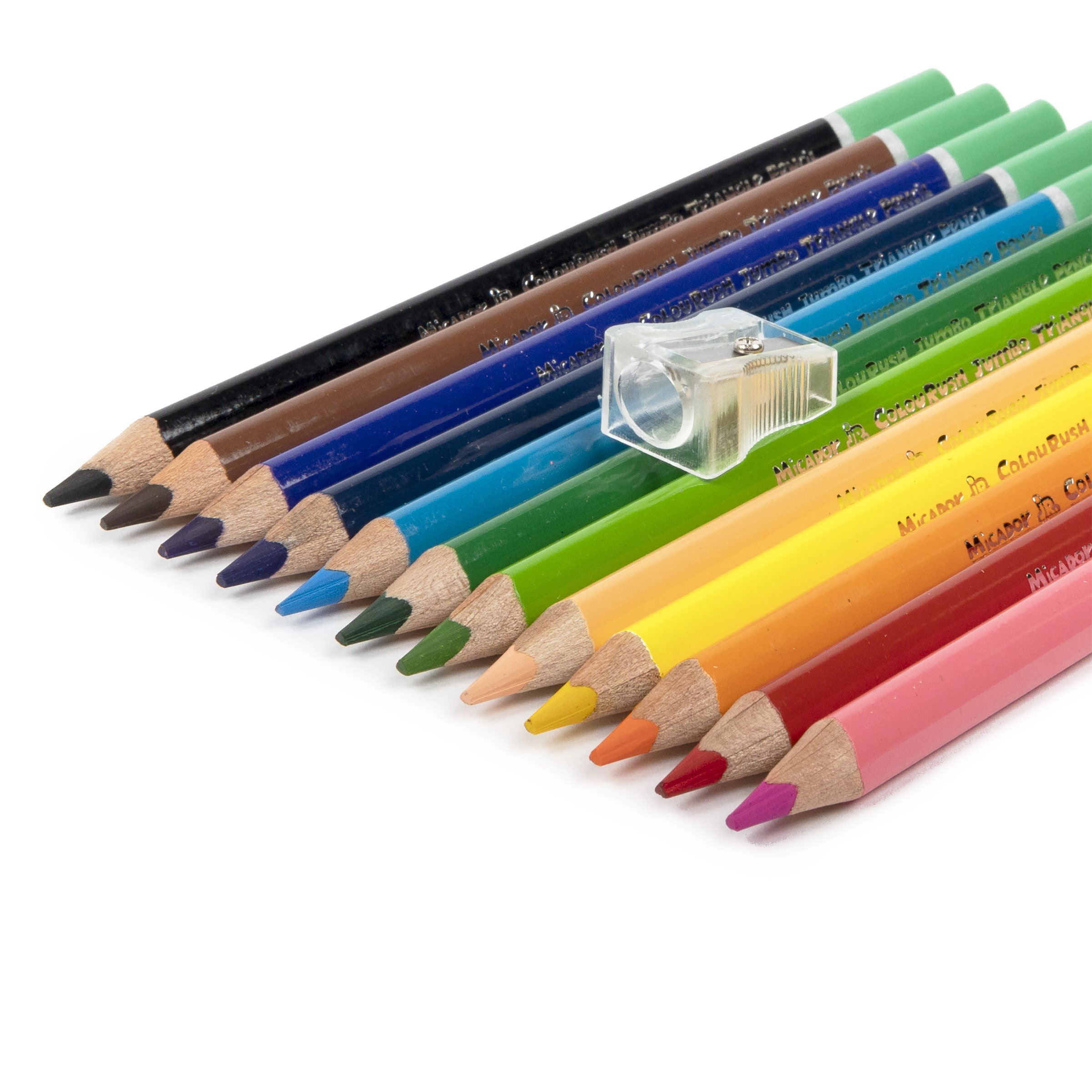Micador Jr Colourush Jumbo Triangle Pencils