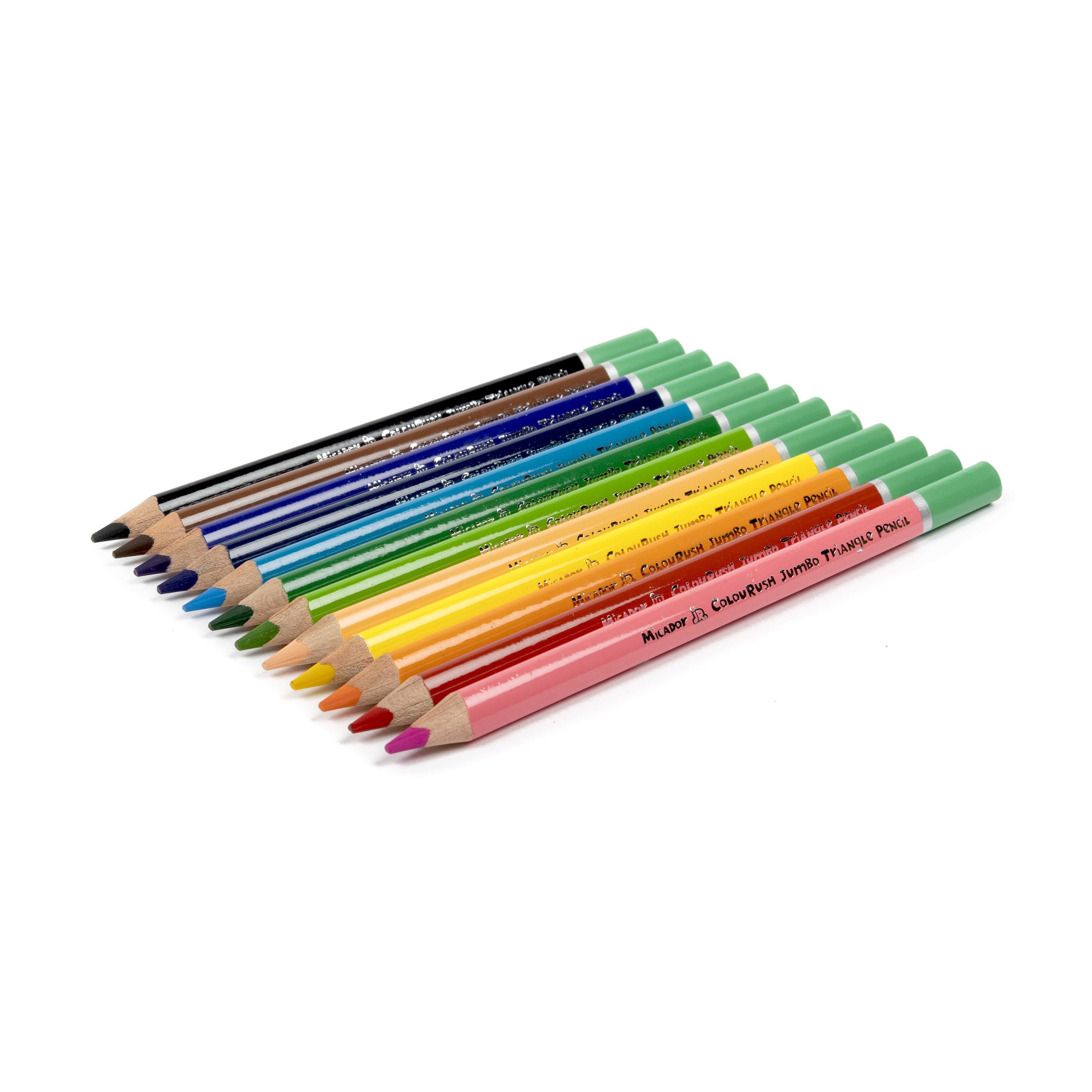 Micador Jr Colourush Jumbo Triangle Pencils