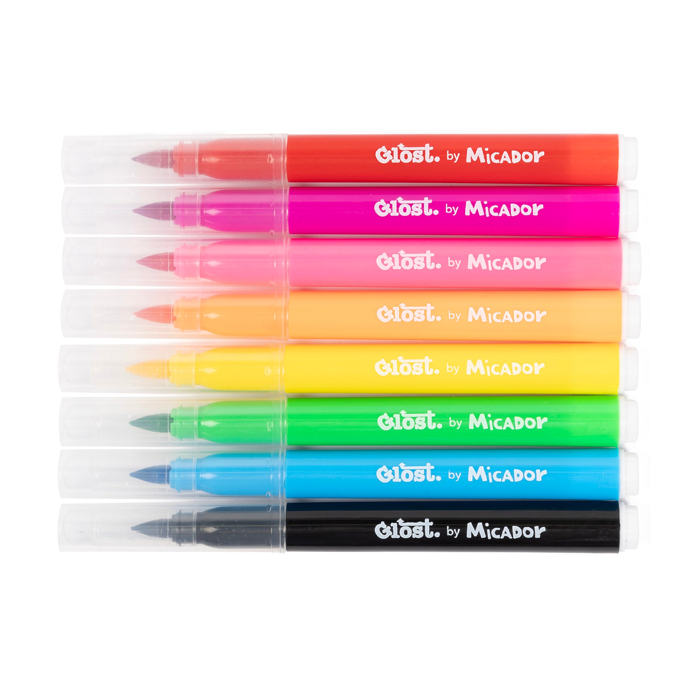 Glost Brush Markers 8Pk
