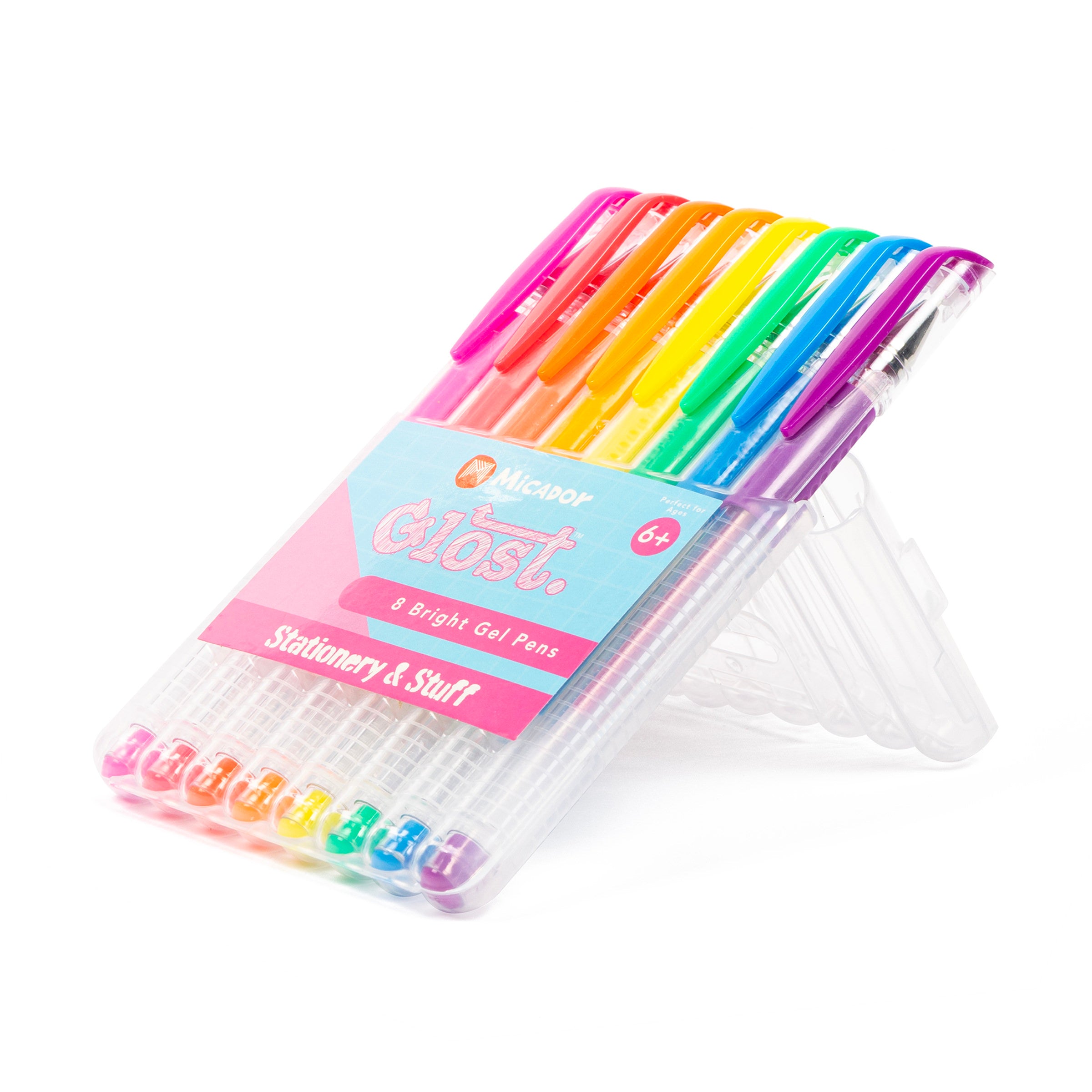 Glost Gel Pens Bright 8Pk