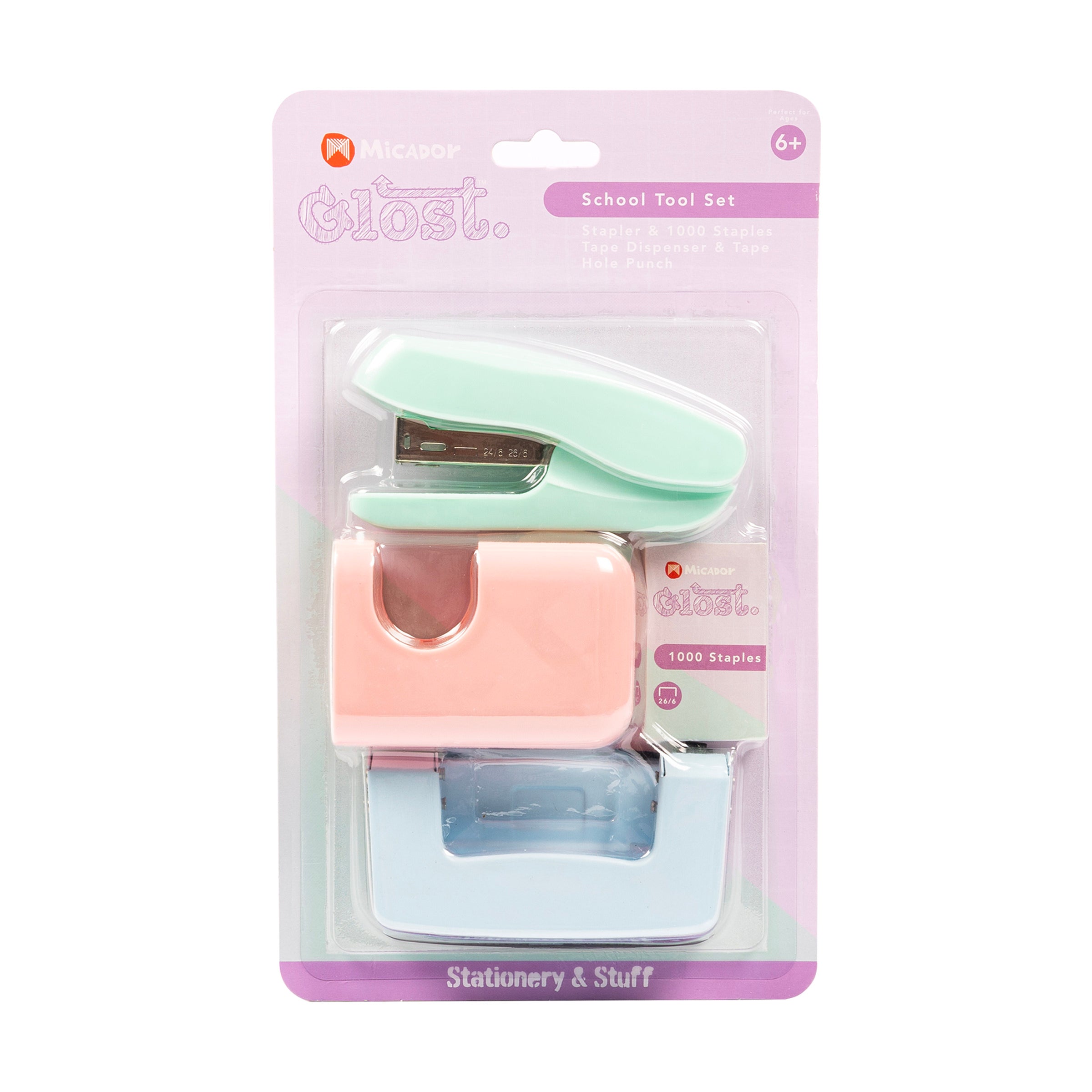 Glost School Tool Set Pastel 4Pk