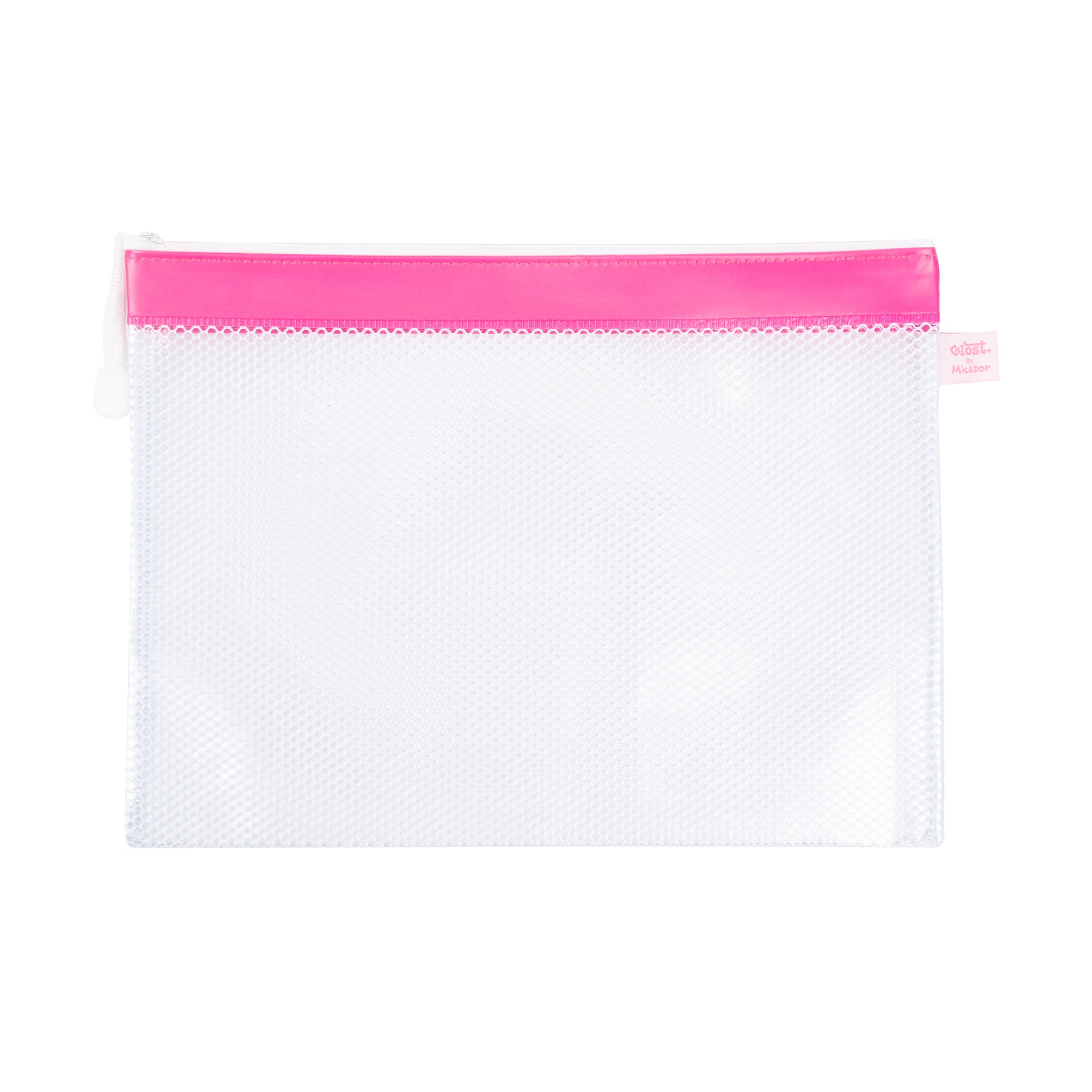 Glost Zippered Pouch A4 Pink