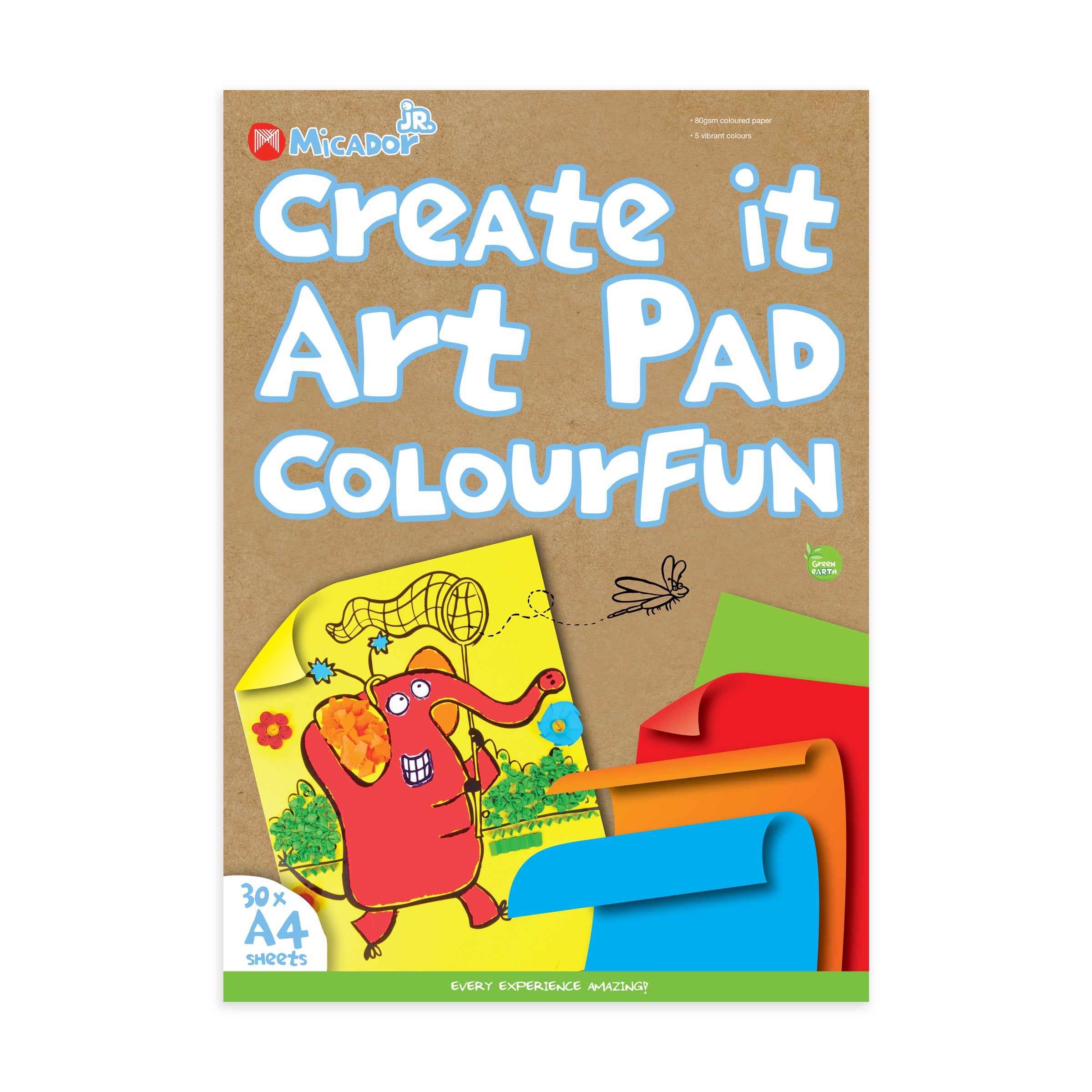 Micador Jr Create It Art Pad A4 Mix Colourfun