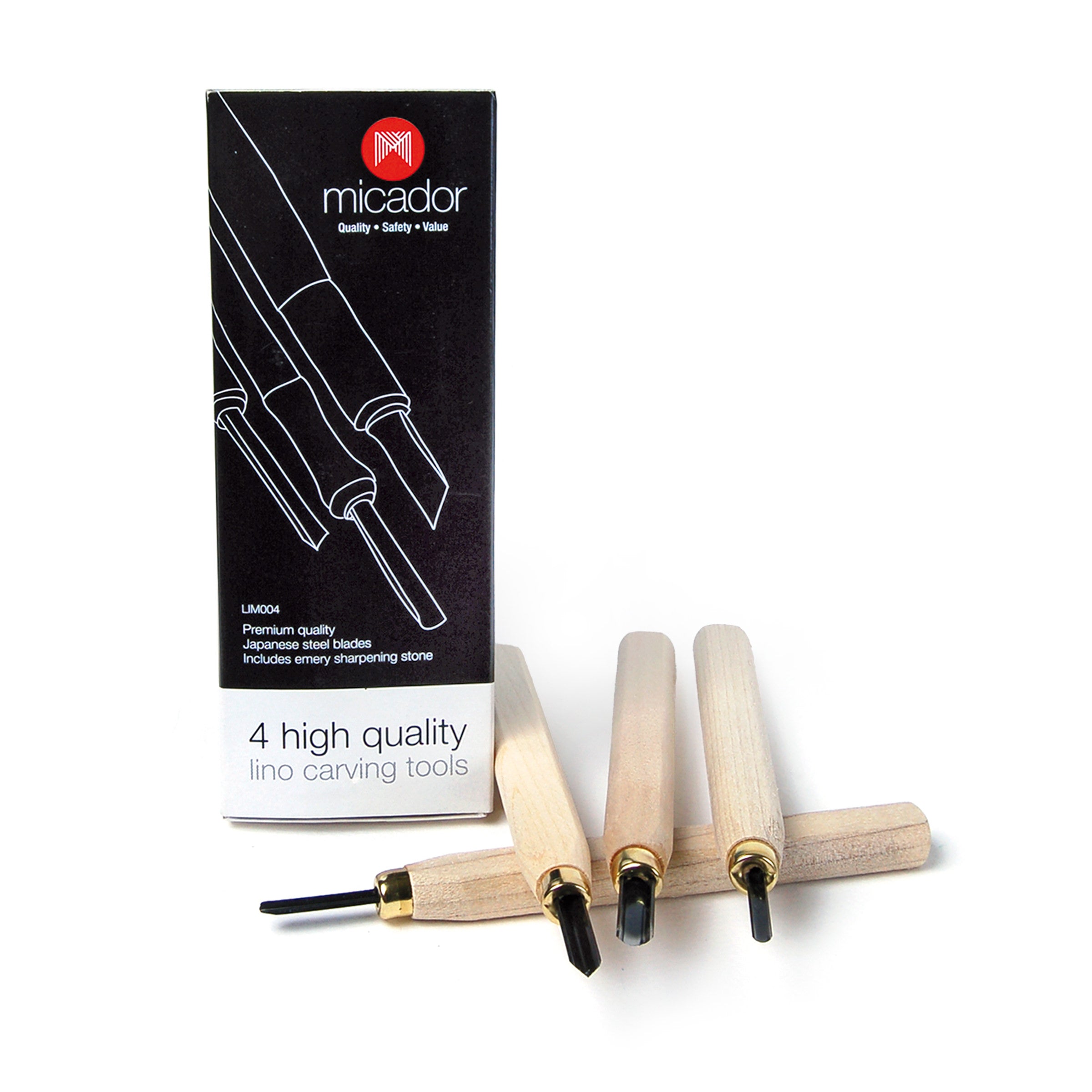 Micador Lino Carving Tool 4Pk