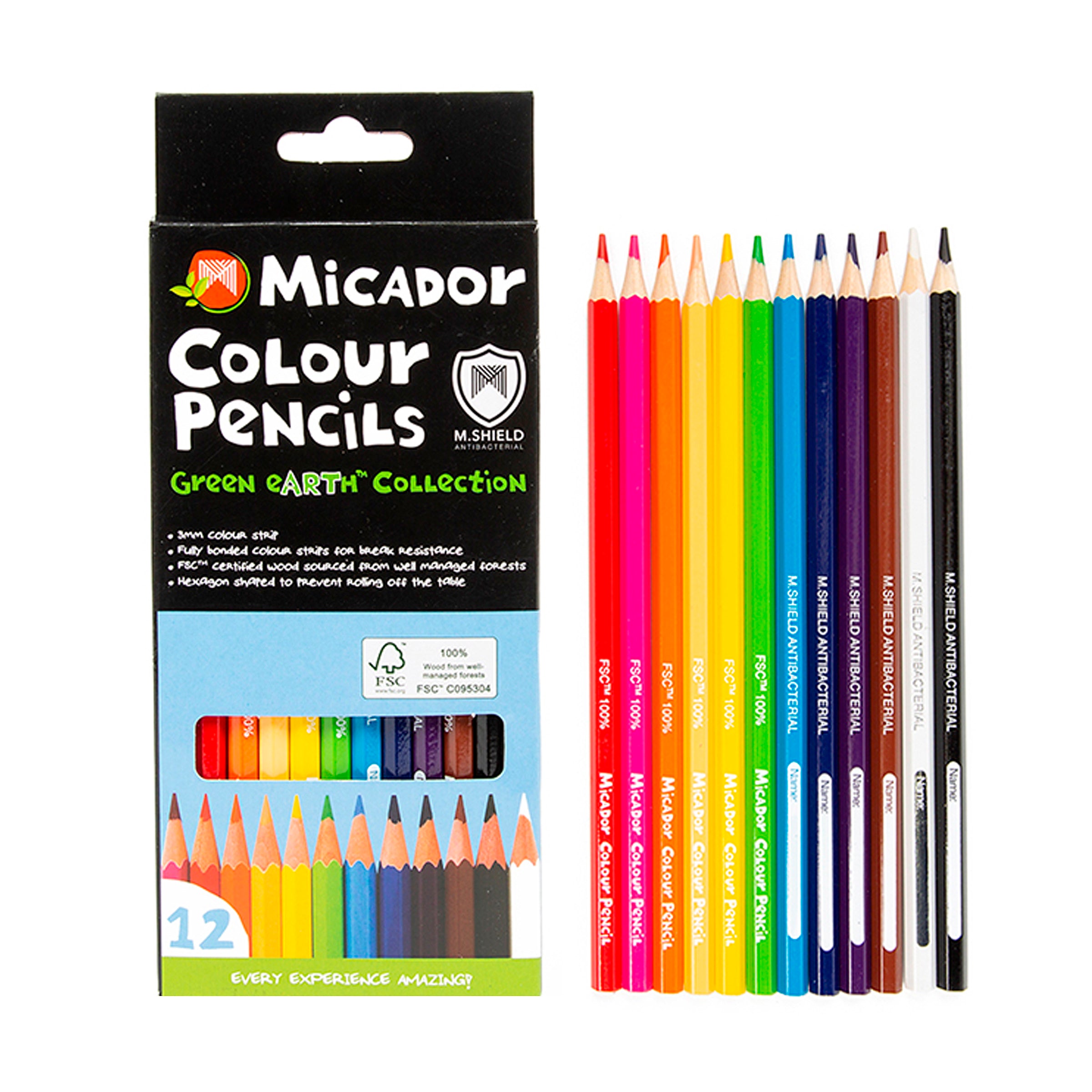 Micador Colour Pencils 12Pk