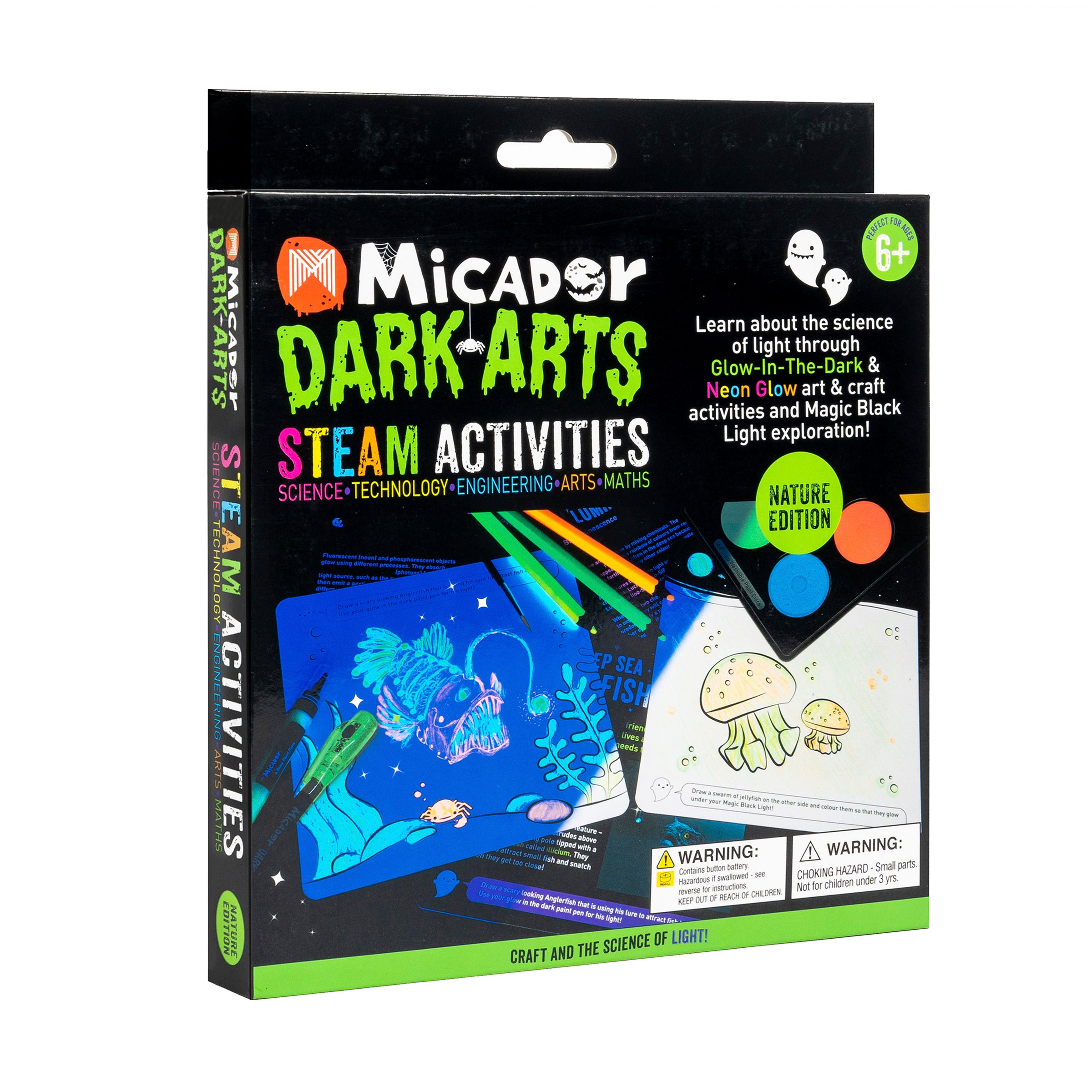 Glow STEAM Activities - Nature Dark Arts