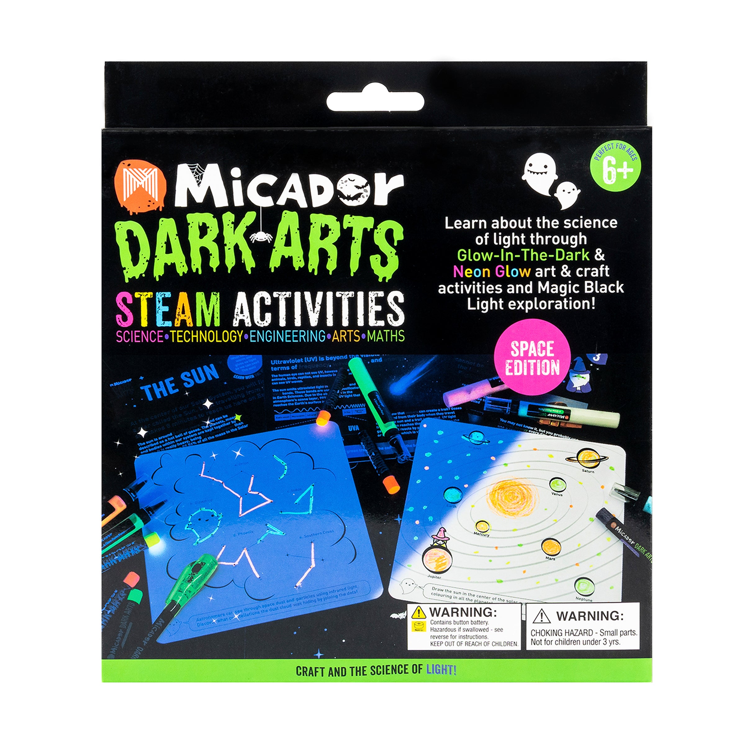Glow STEAM Activities - Space  Dark Arts