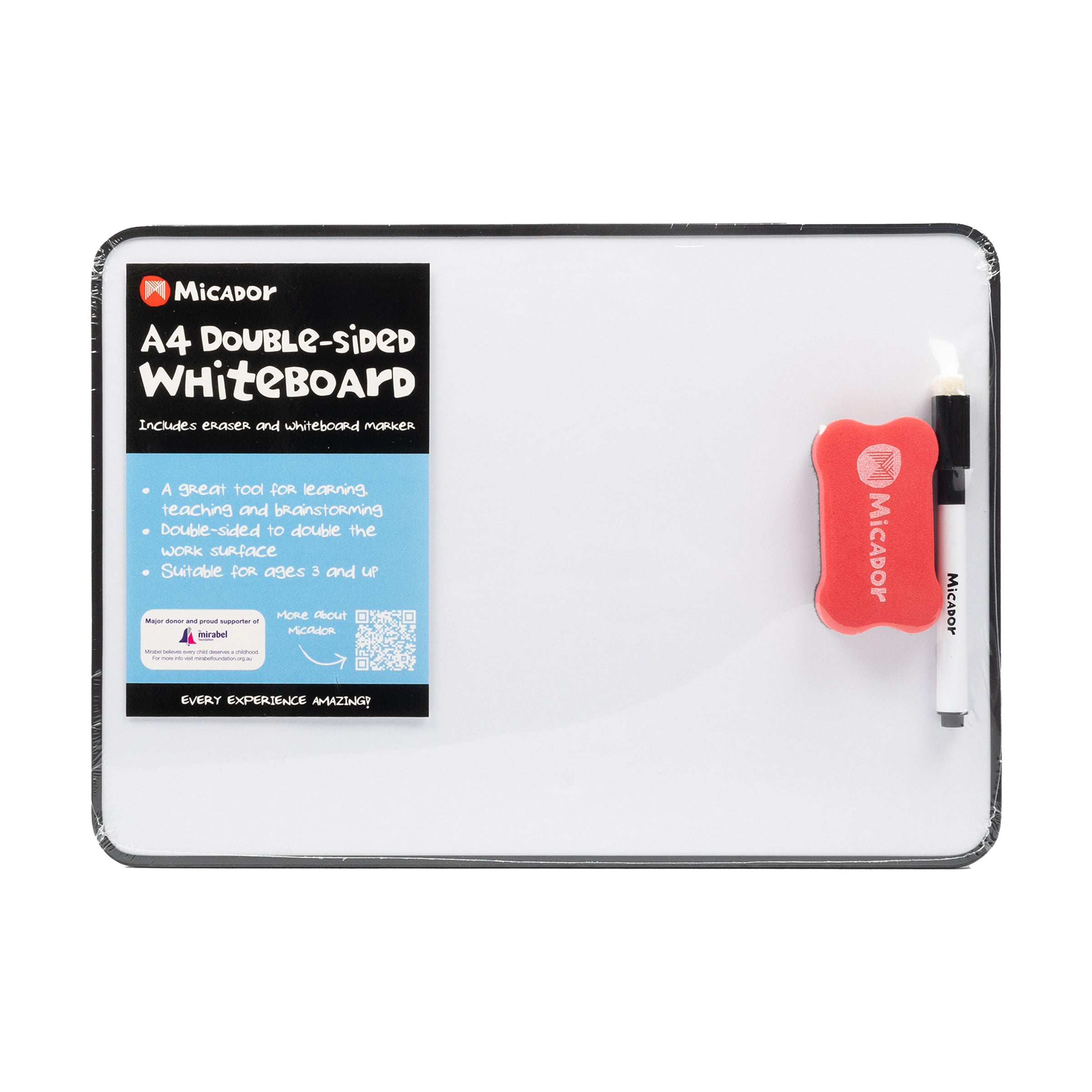 Micador Doublesidedwhiteboardwitheraser