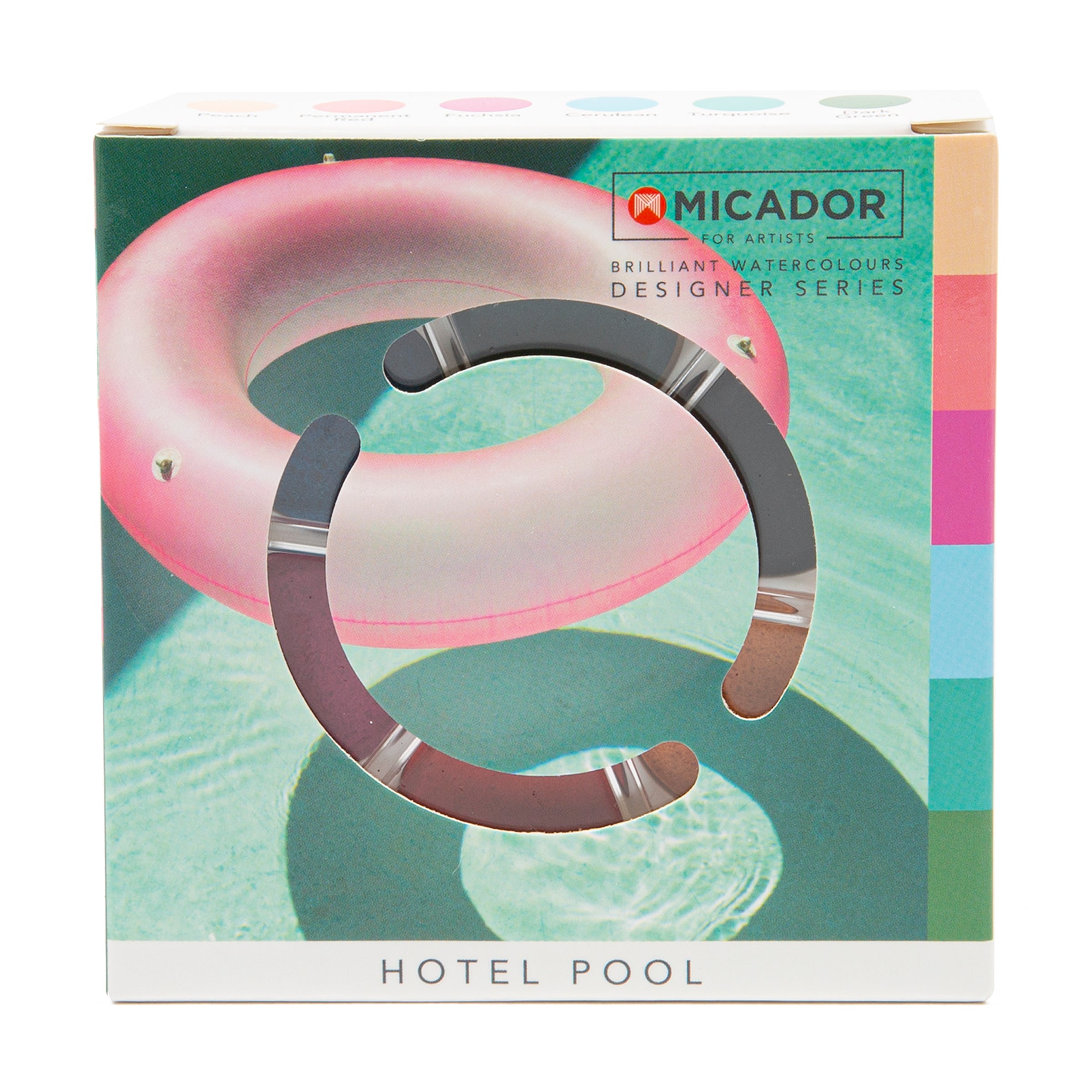 Brilliant Watercolour Discs Designer Series - Hotel Pool Micador For Artists