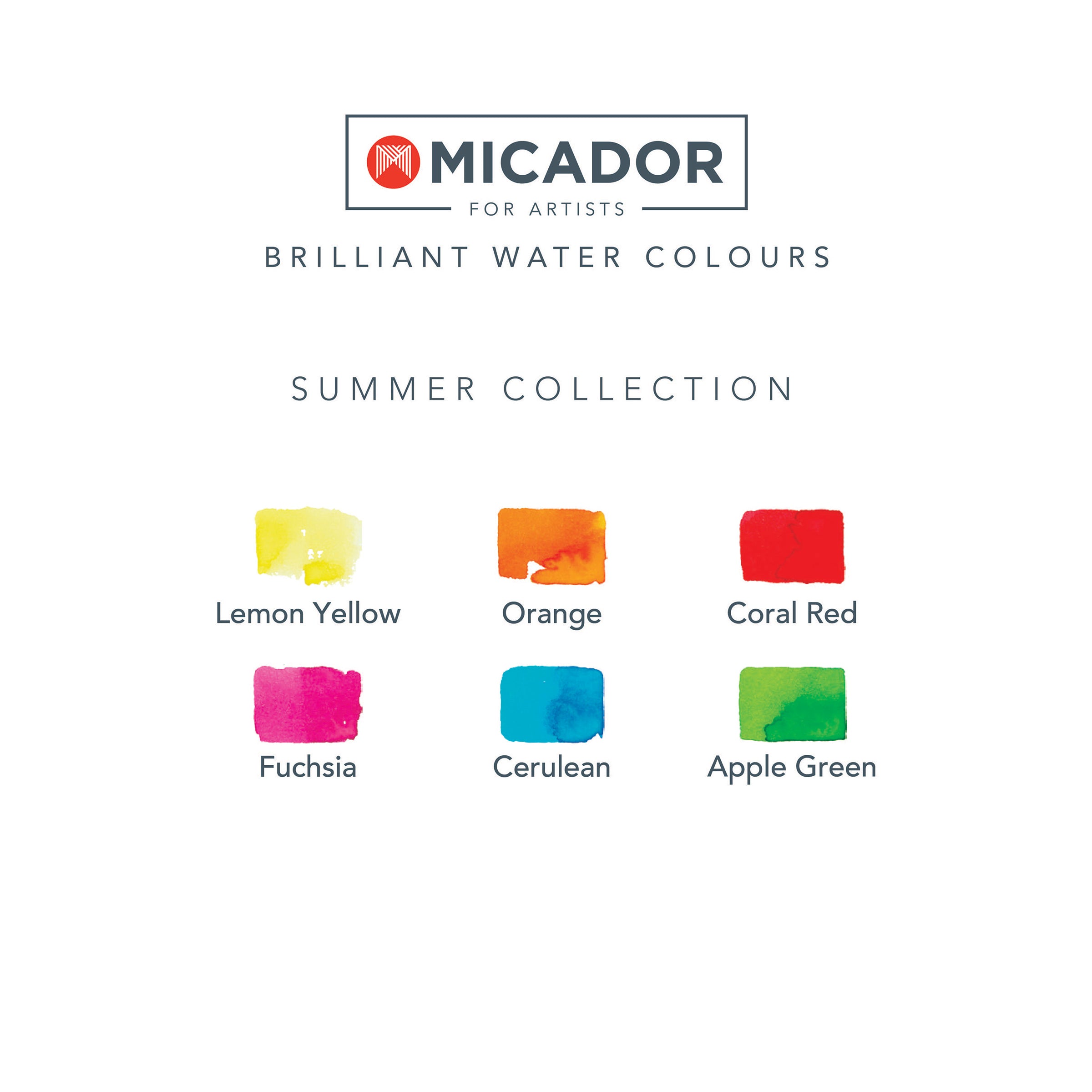 Micador For Artists Brilliant Watercolours Summer