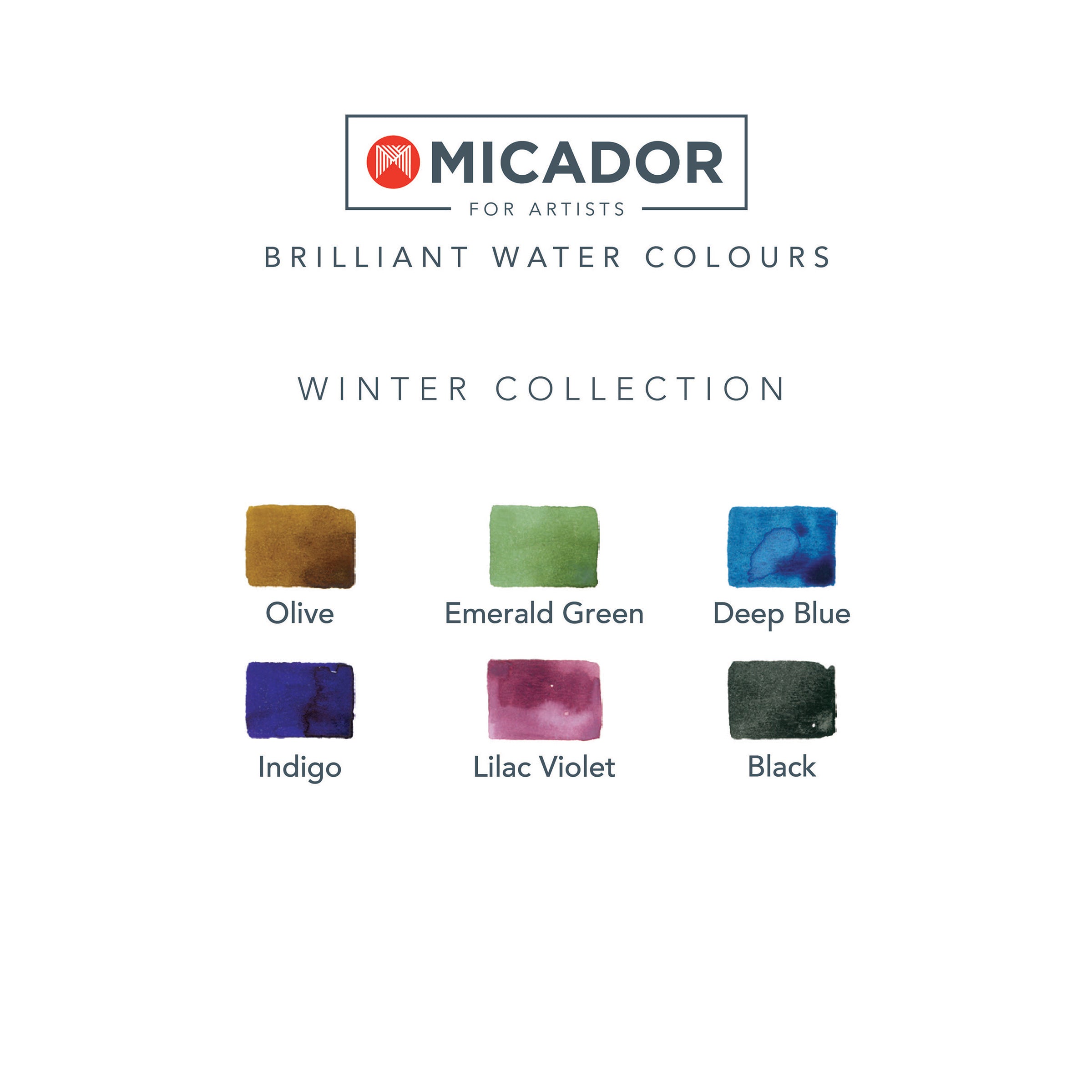 Micador For Artists Brilliant Watercolours Winter