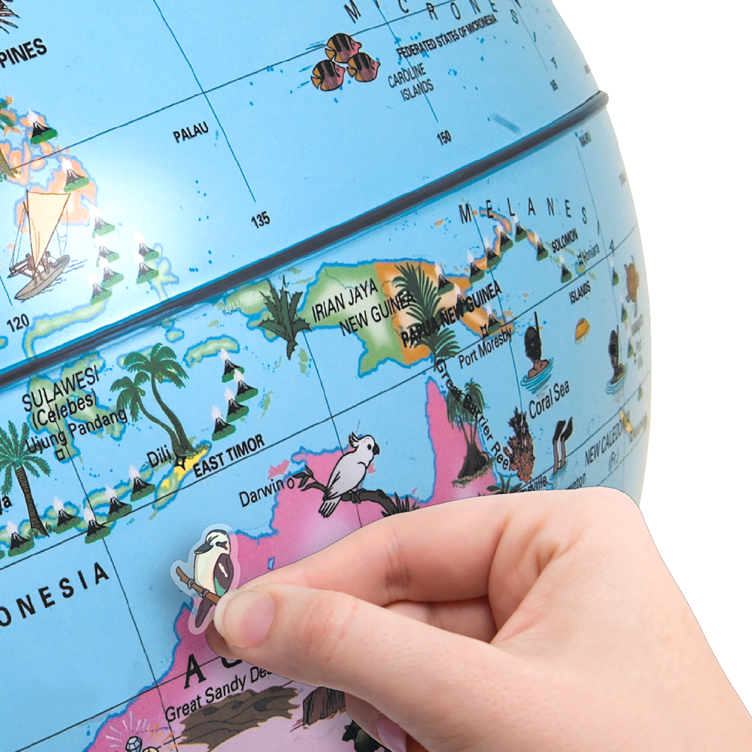 Micador Jr Globe4Kids Blue Ocean