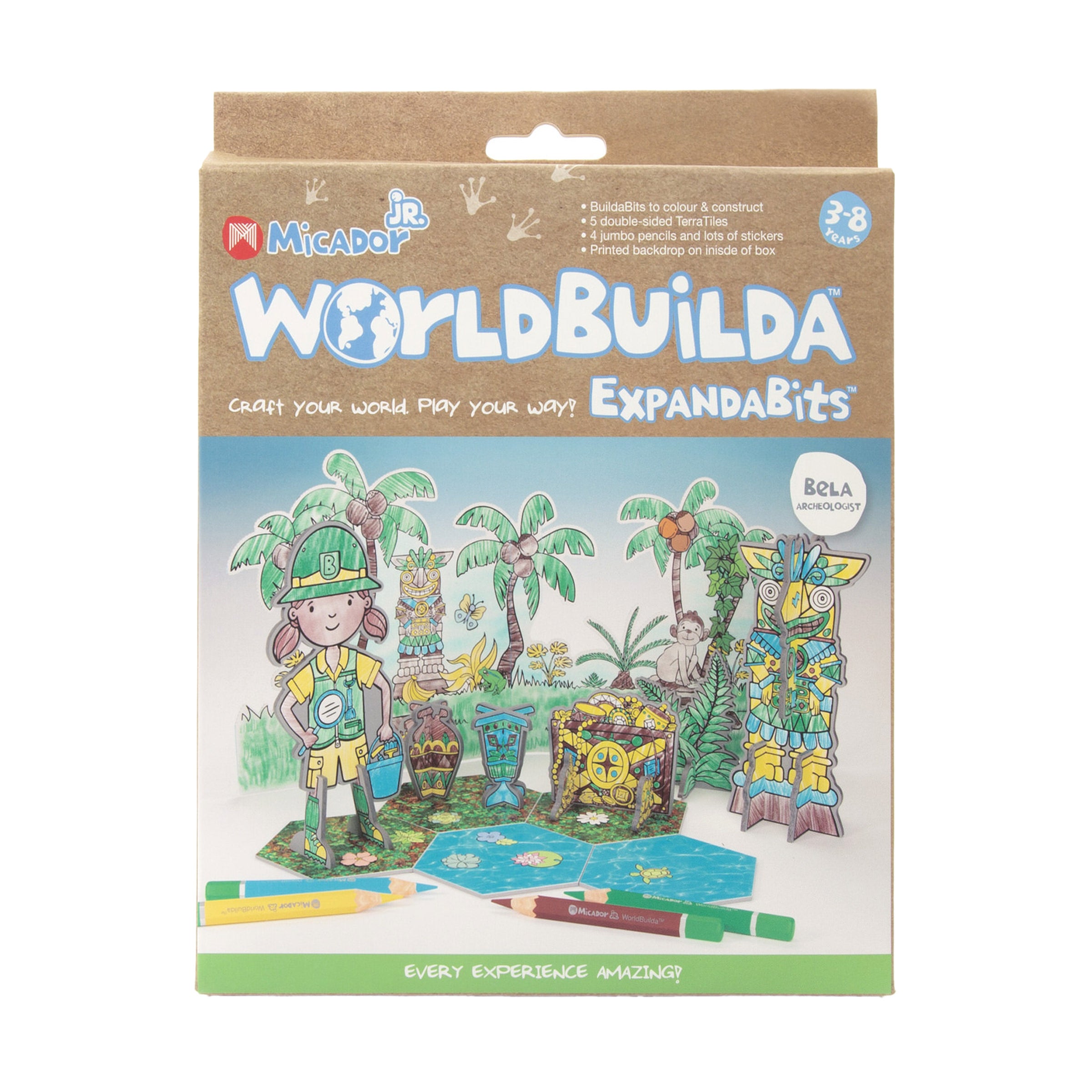 Micador Jr Worldbuilda Expandabits Bela