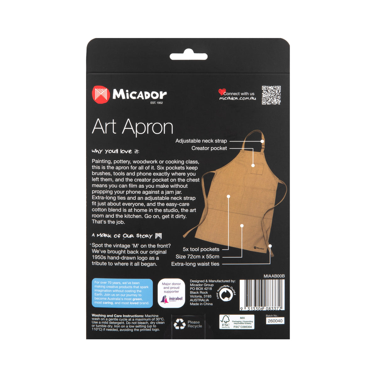 Art Apron - Barista Micador