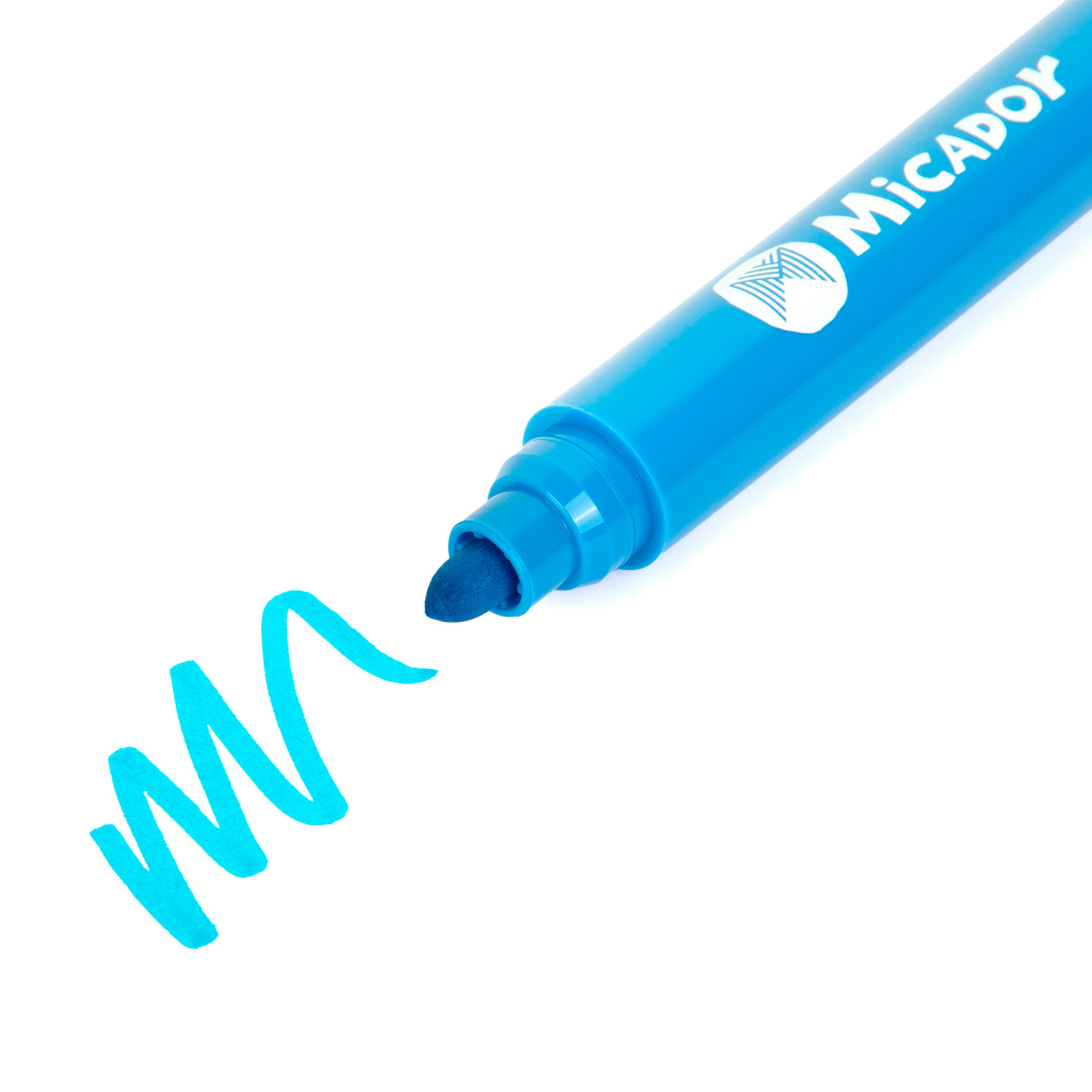 Jumbo Sink-proof Markers, Bright, Pack 12, Micador