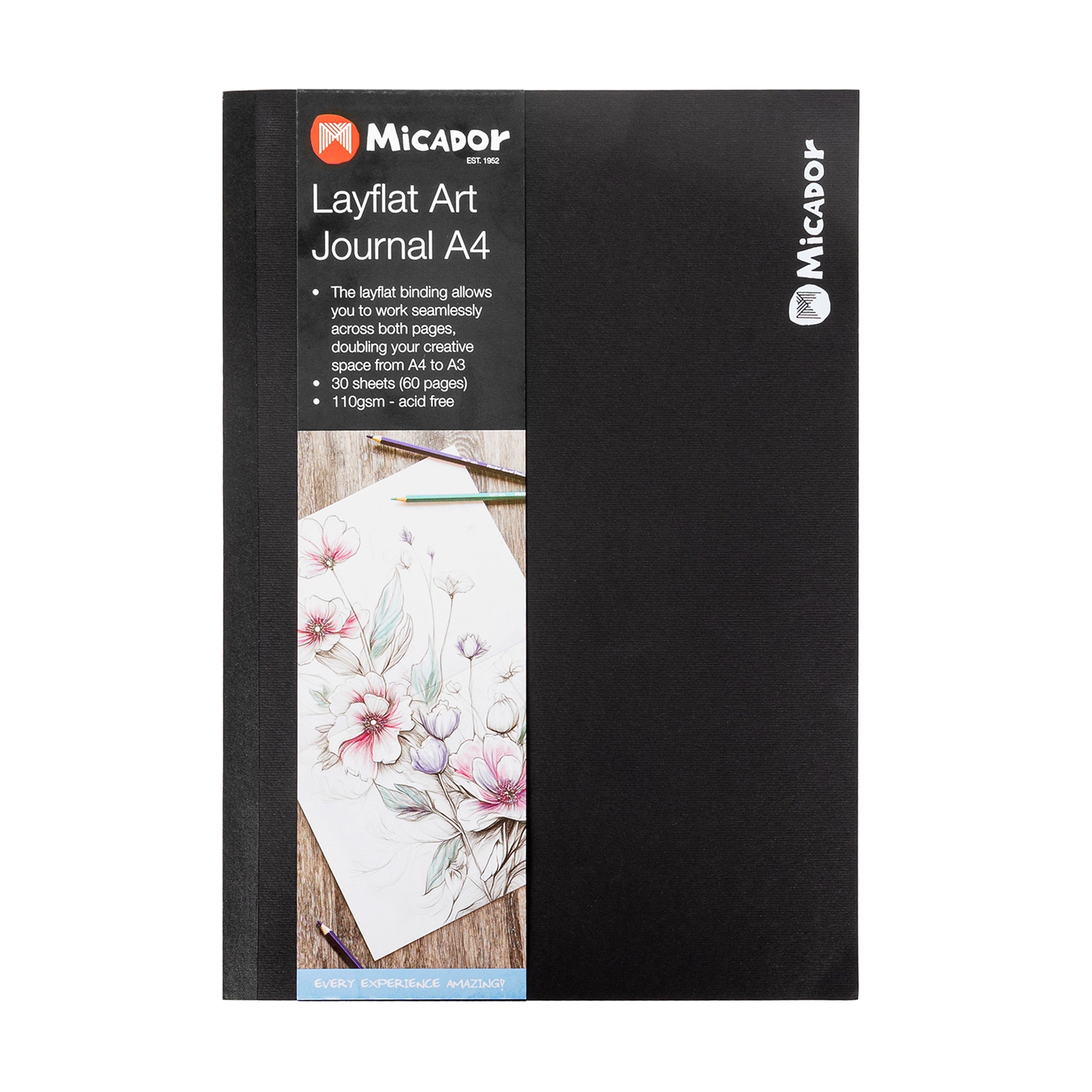 Micador Layflatartjournal A4