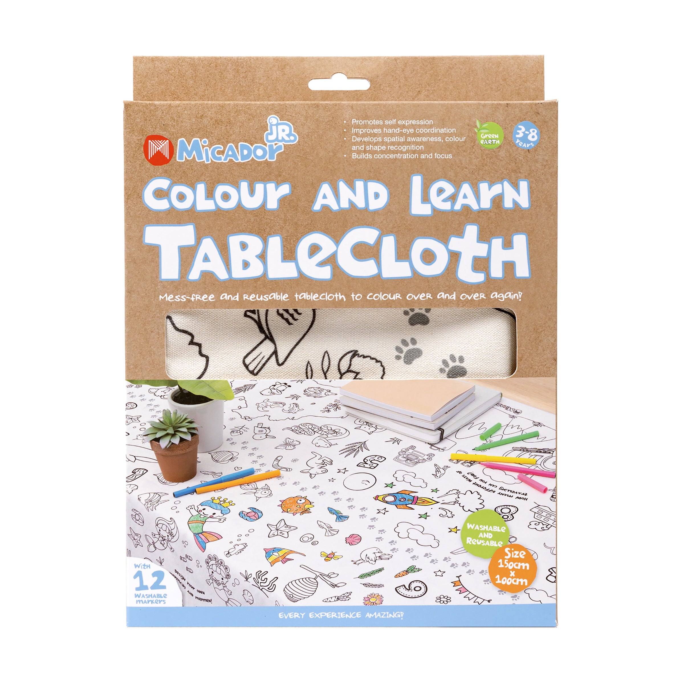 Micador Jr Colour Wash Repeat Tablecloth