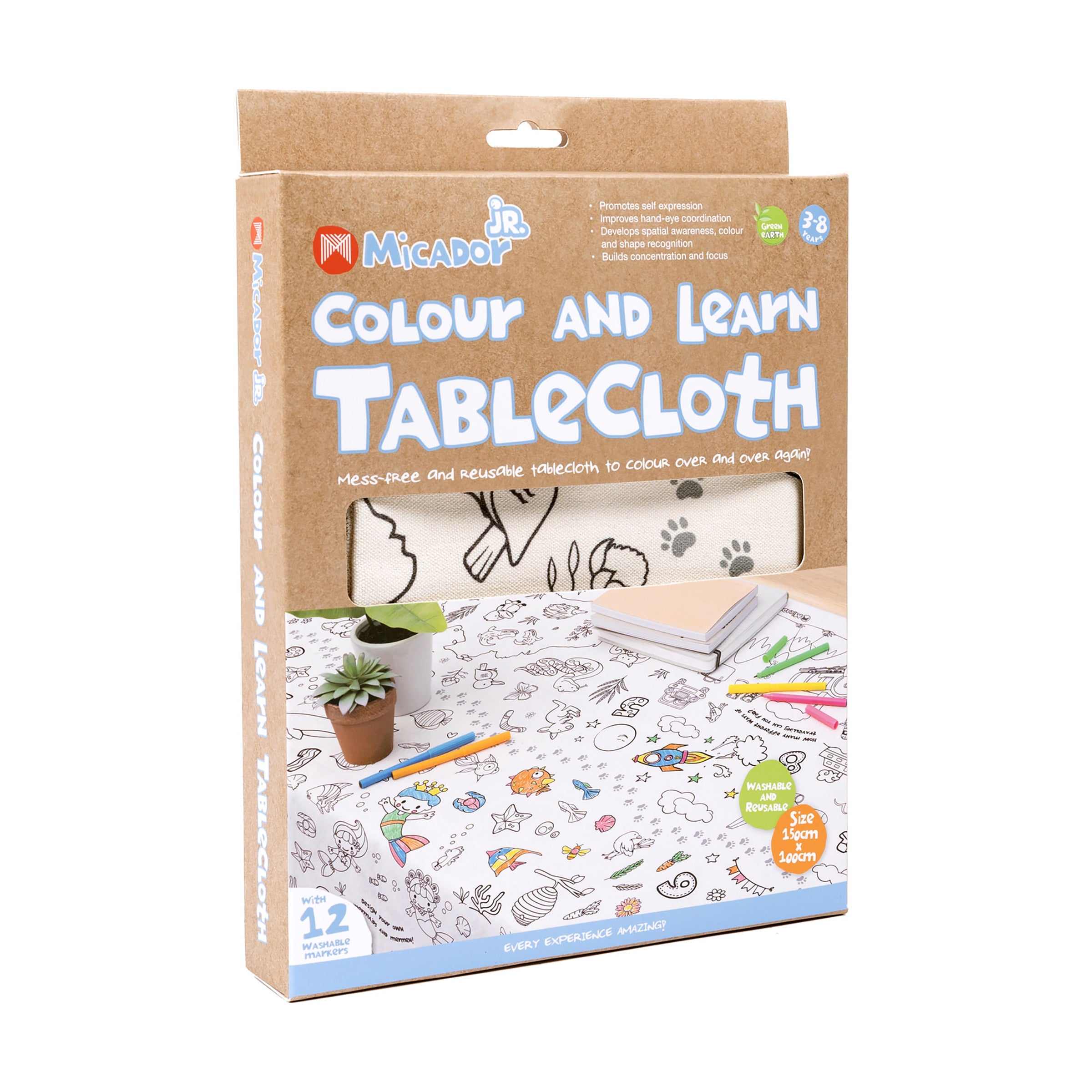 Micador Jr Colour Wash Repeat Tablecloth