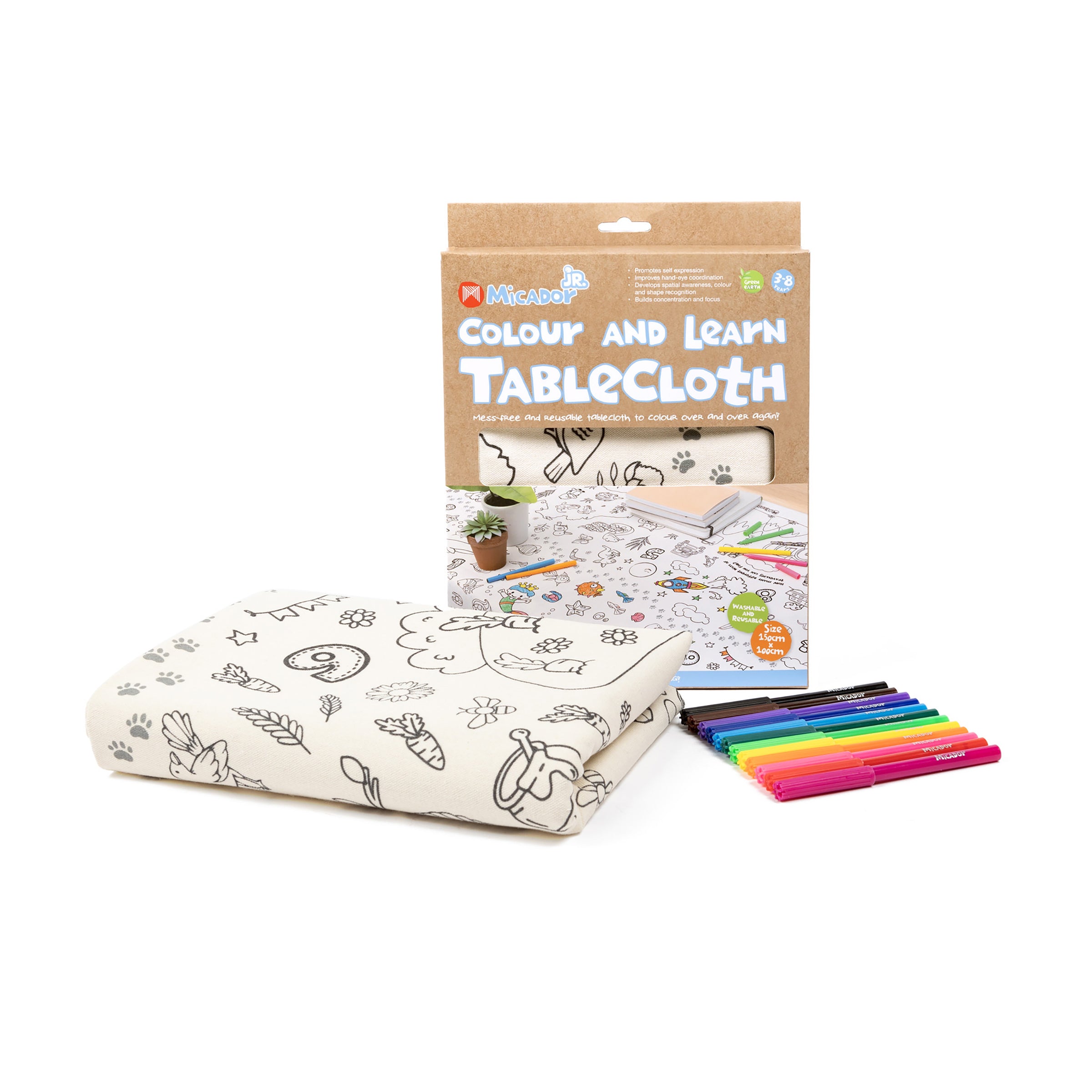 Micador Jr Colour Wash Repeat Tablecloth