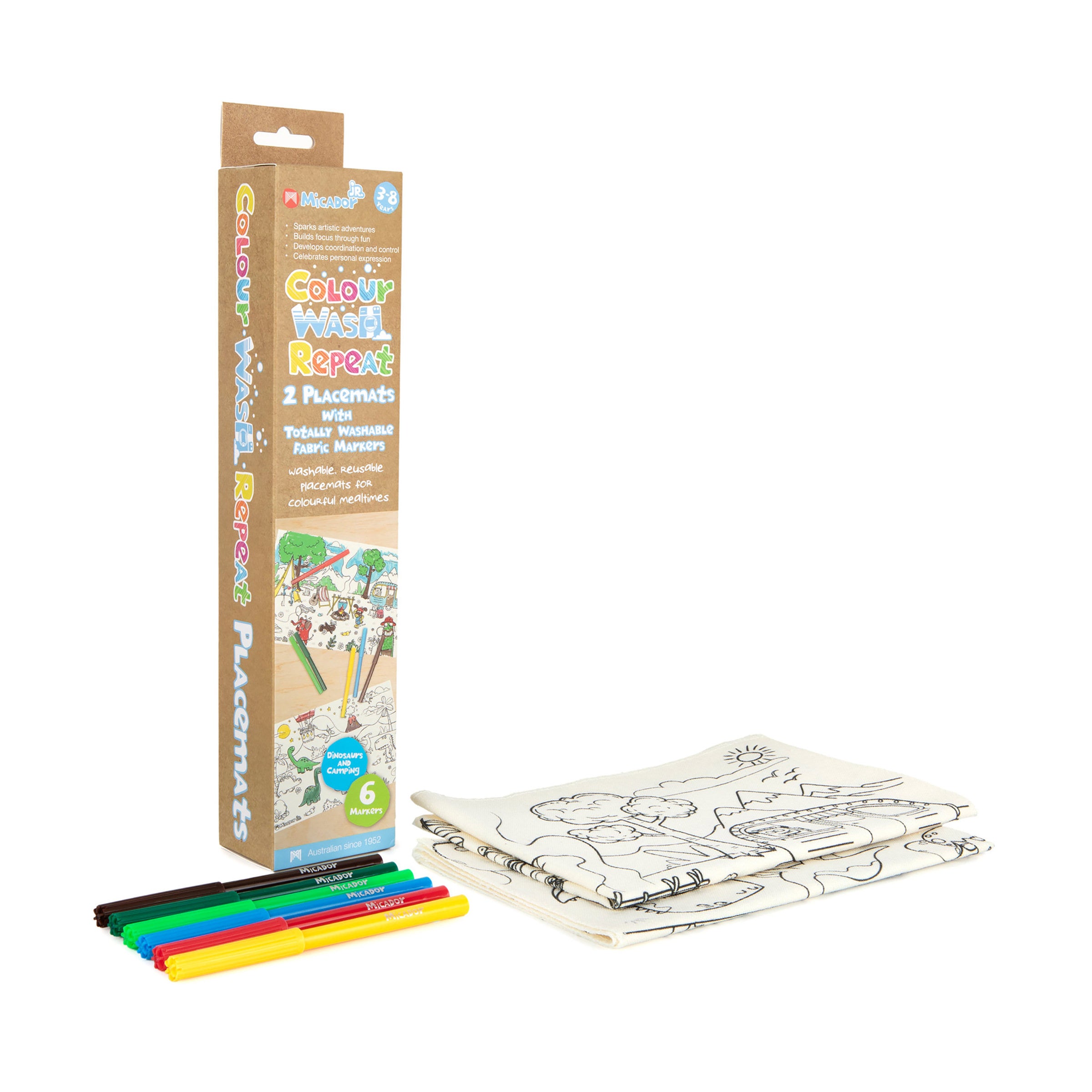 Micador Jr Colour Wash Repeat Placemats