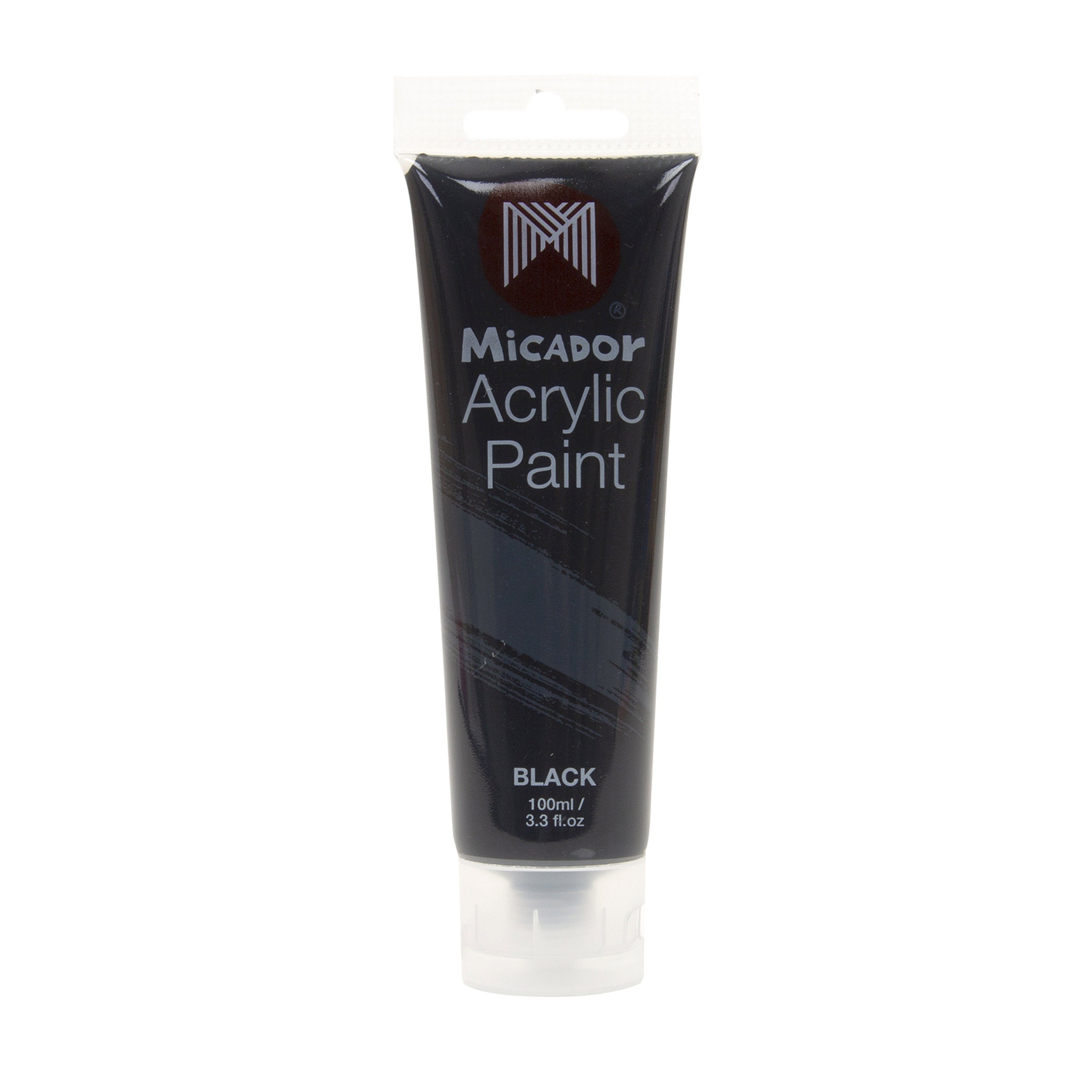 Micador Acrylic Paint Basic Black 100Ml