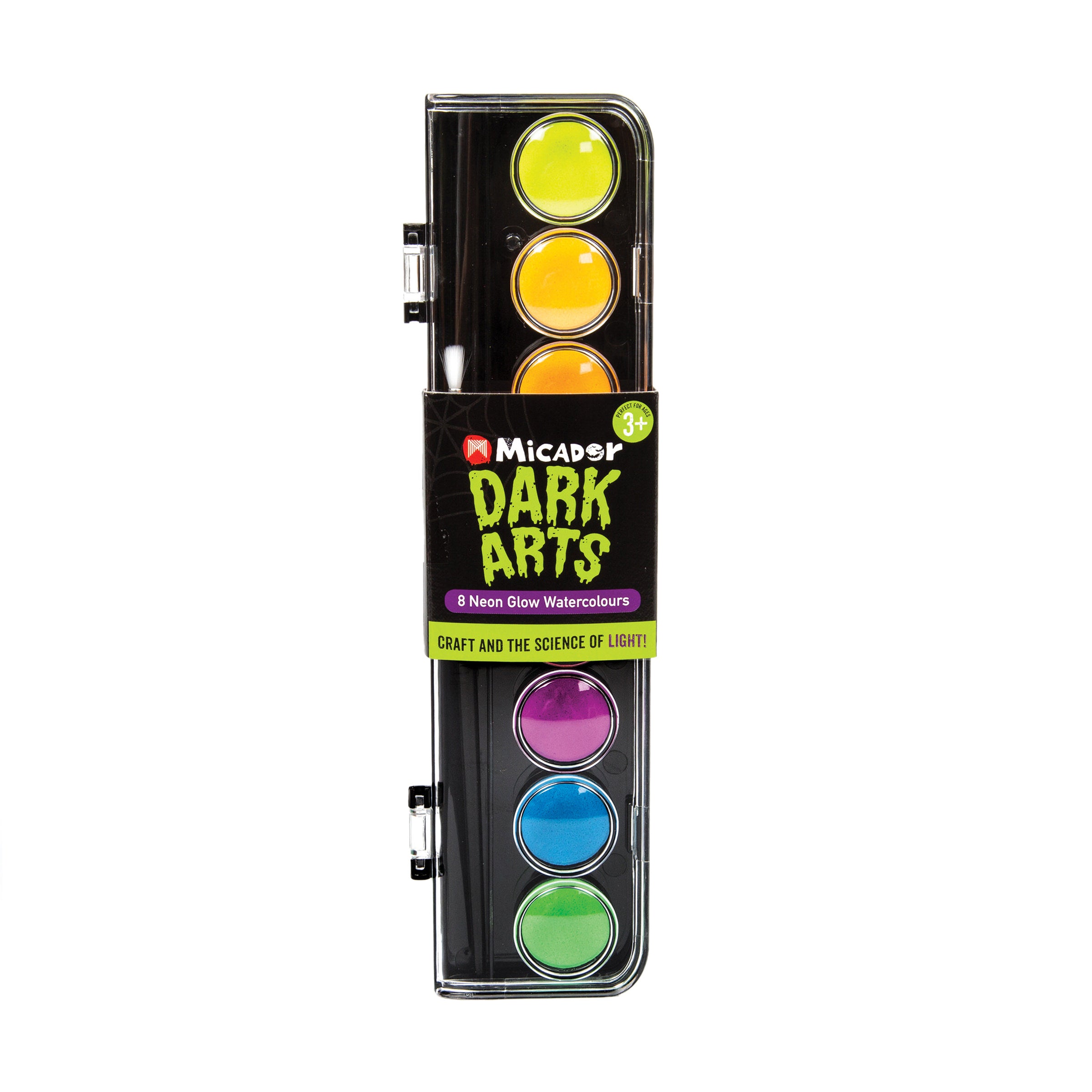 Neon Watercolour Paint Discs 8  Dark Arts
