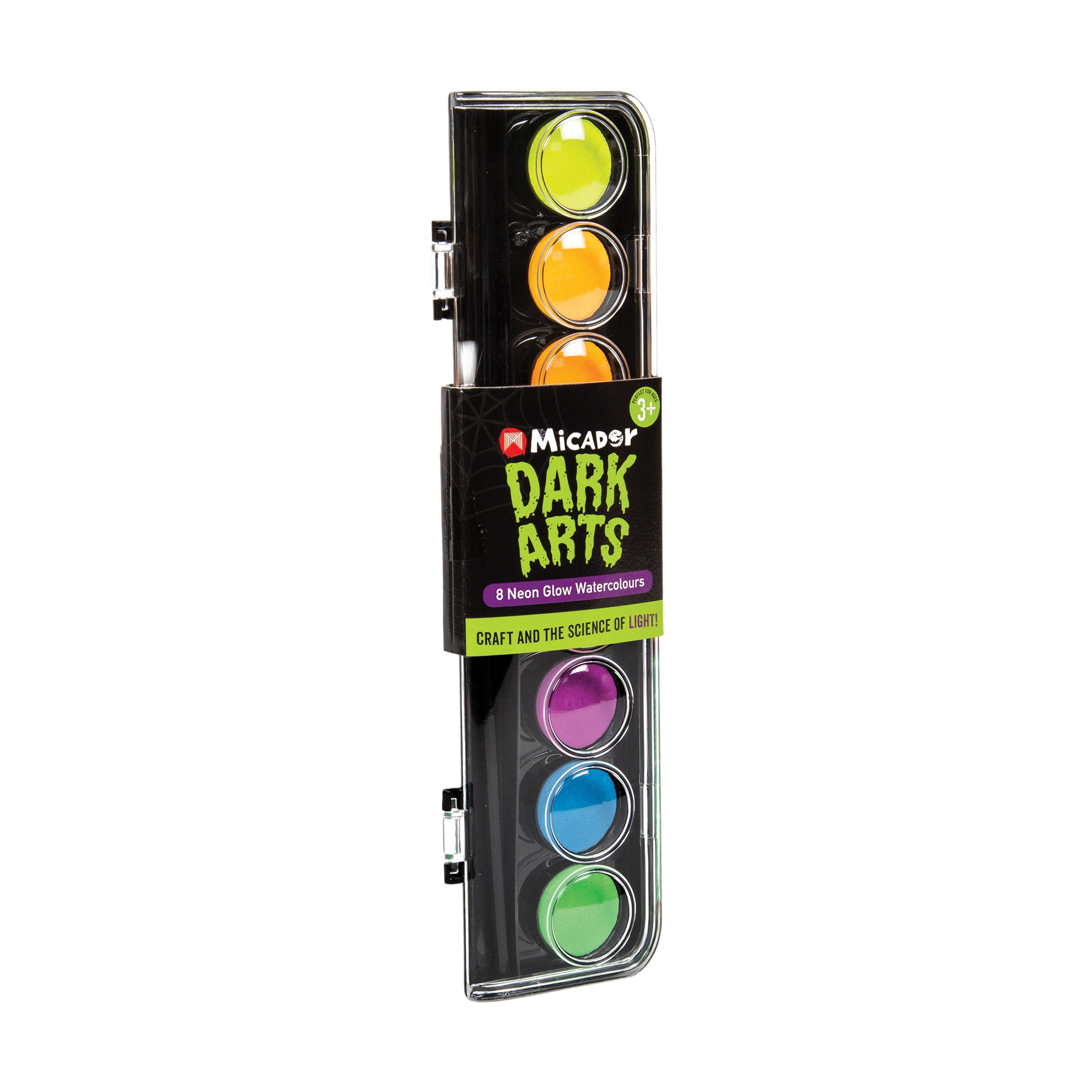 Neon Watercolour Paint Discs 8  Dark Arts