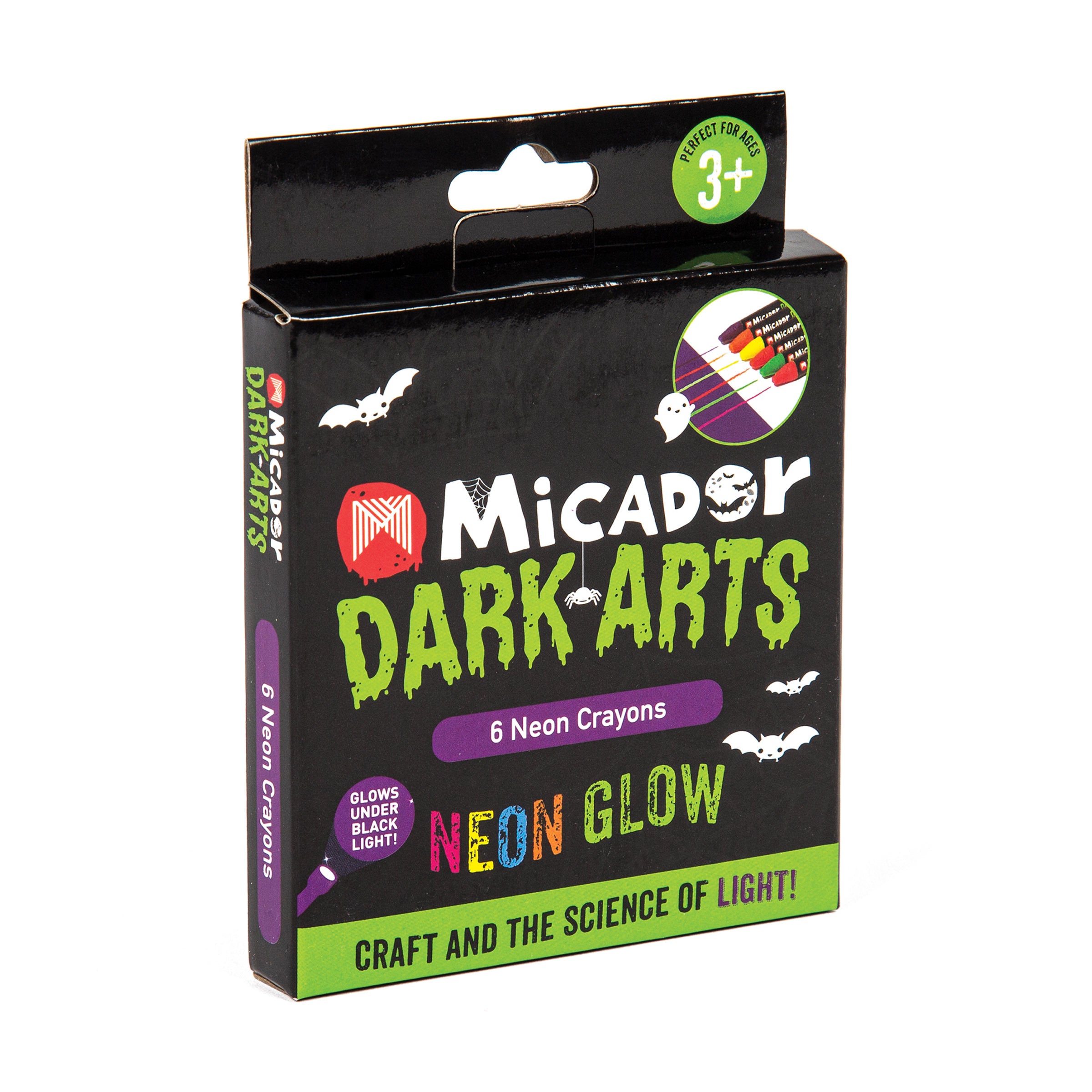 Neon Crayons, Pack 6  Dark Arts