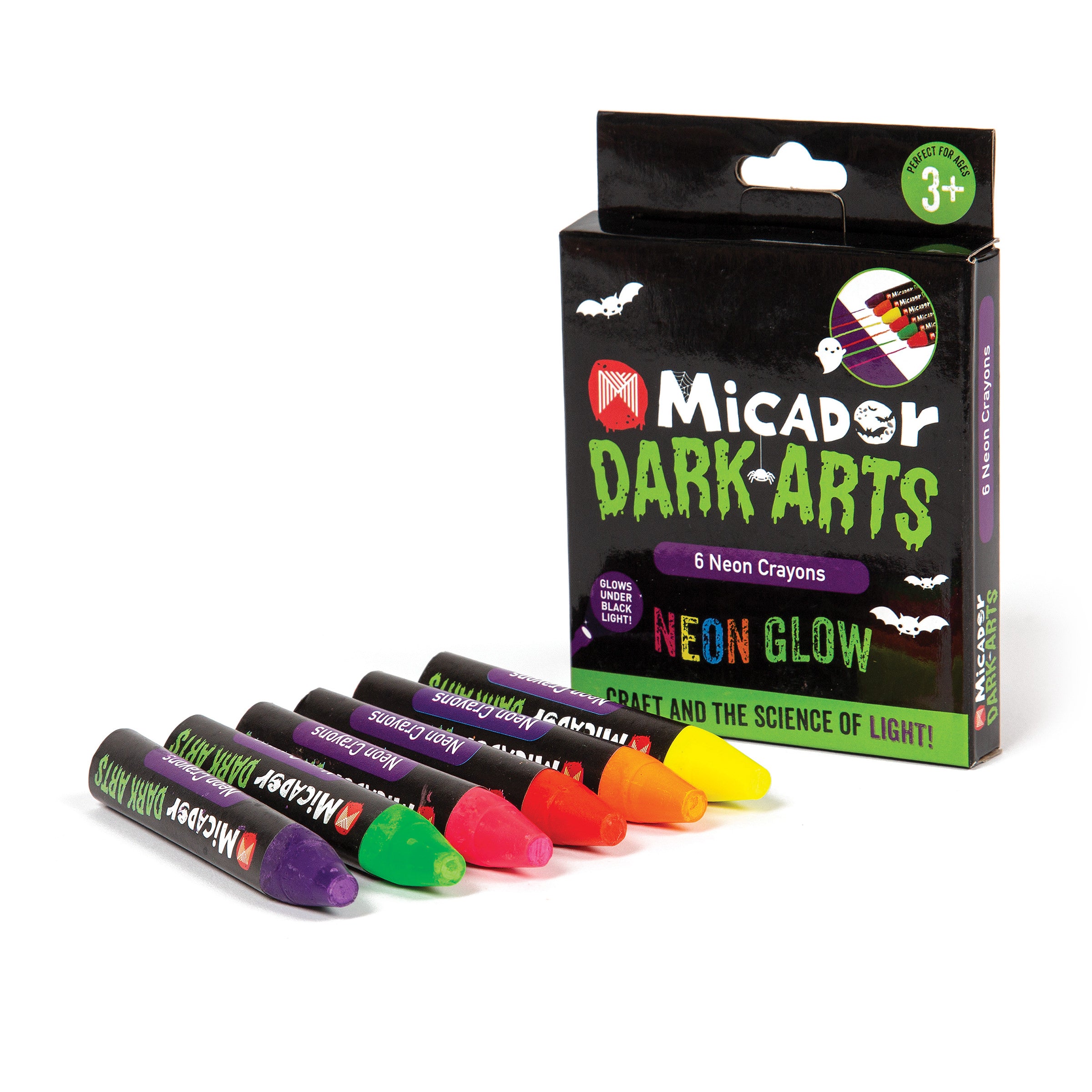 Neon Crayons, Pack 6  Dark Arts