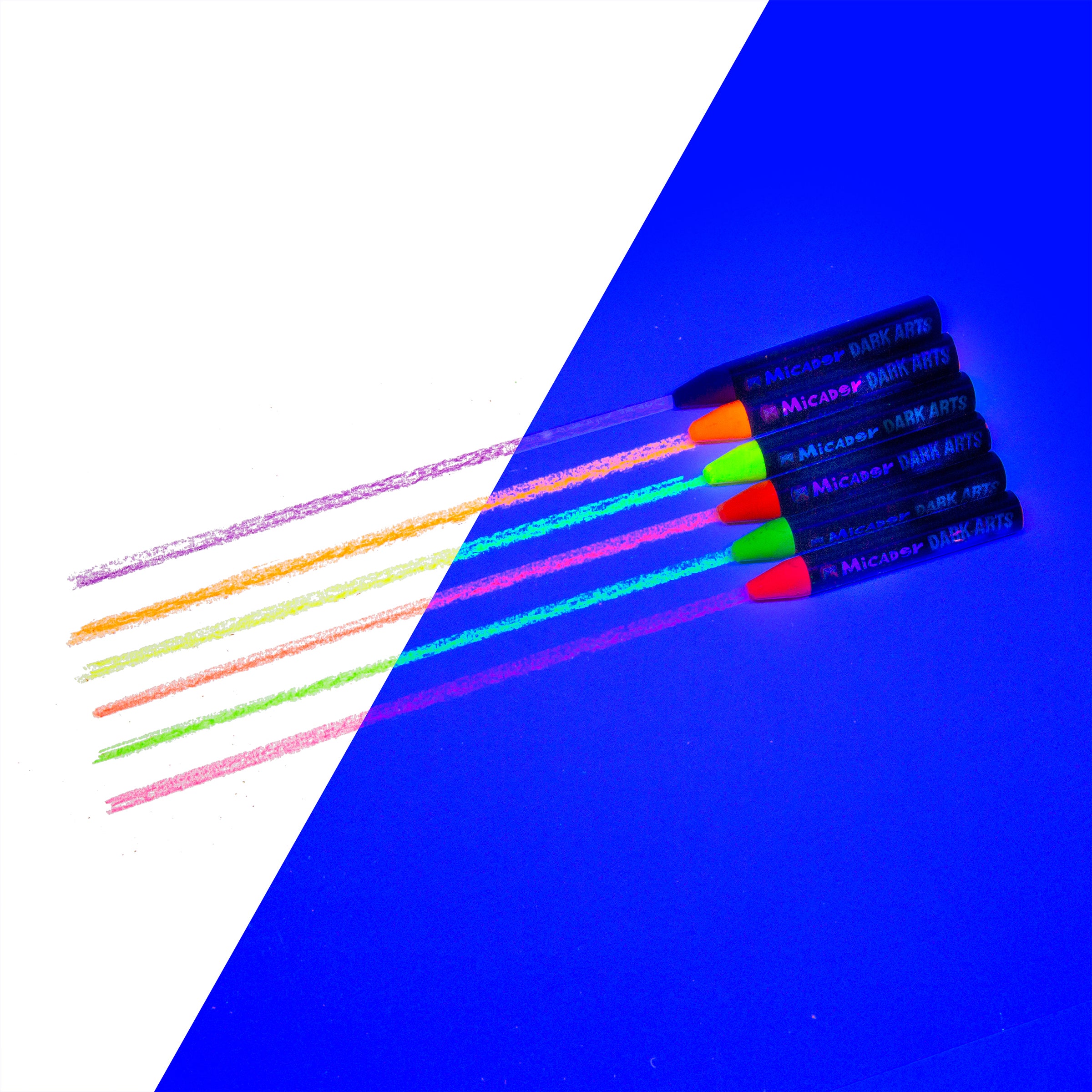 Neon Crayons, Pack 6  Dark Arts