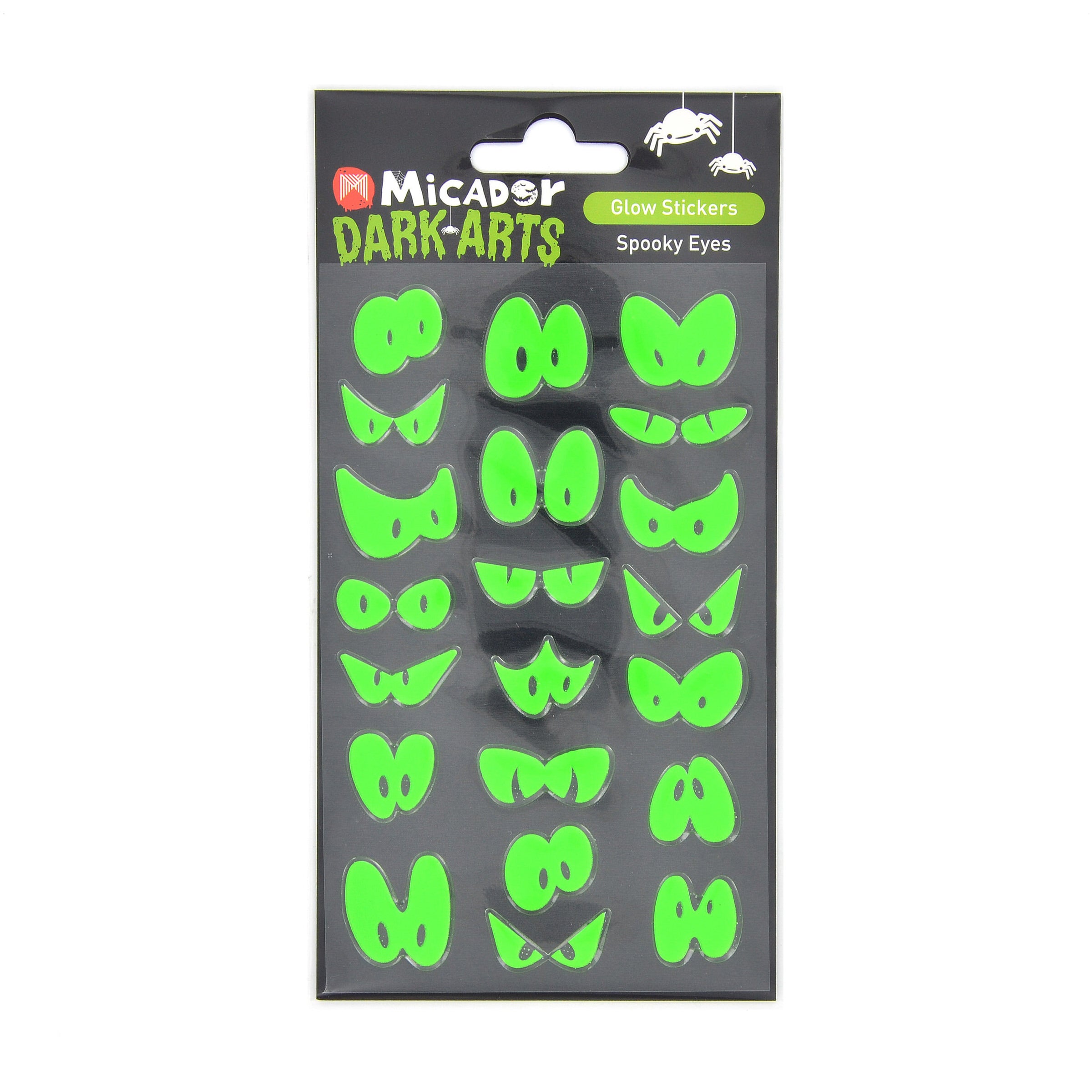 Dark Arts Glow Stickers Spooky Eyes