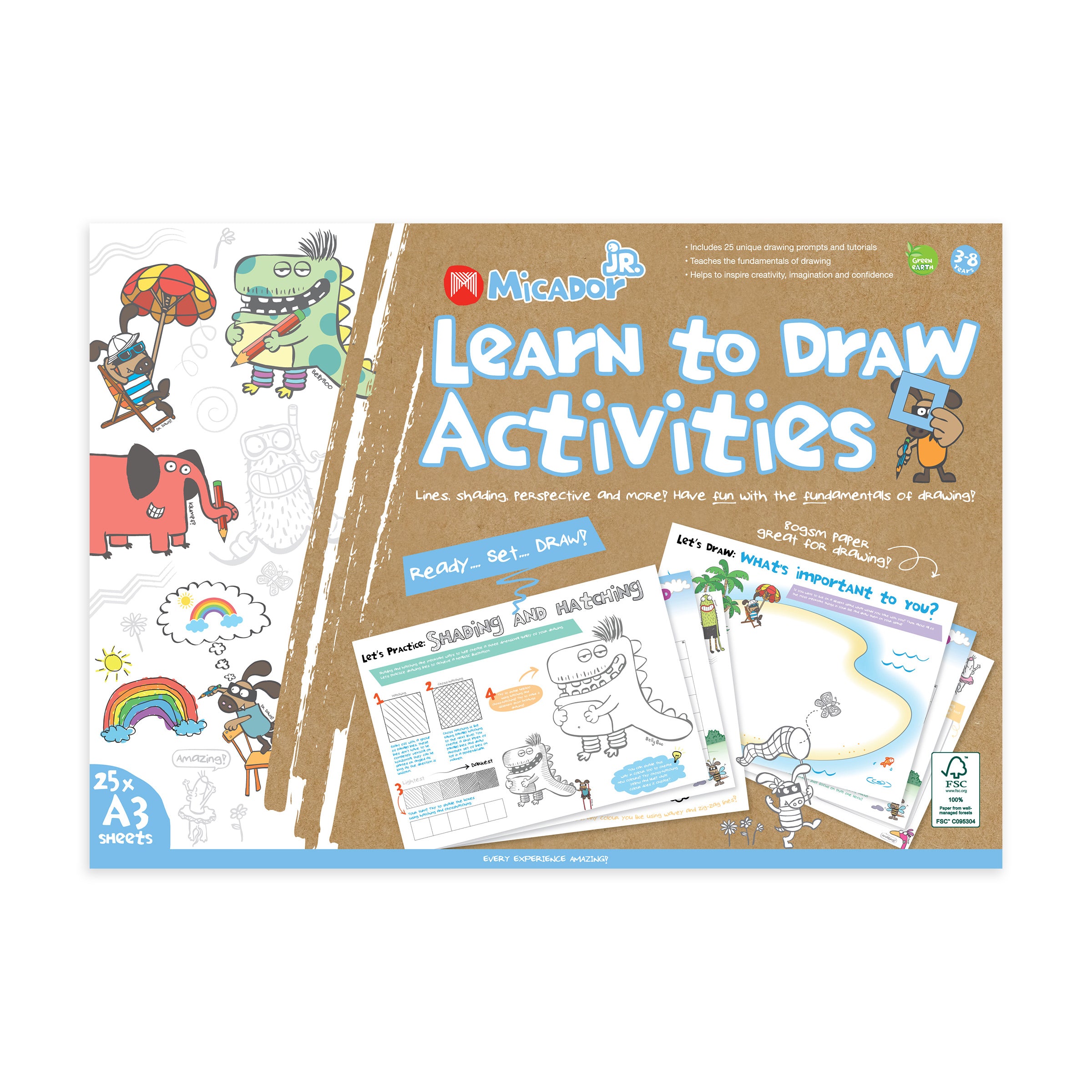 Micador Jr Learn To Draw Activities