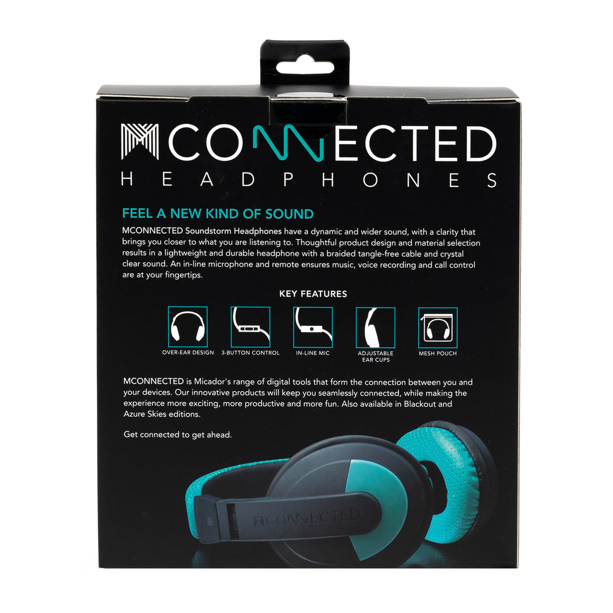 SoundStorm Headphones - Mint Dreams MCONNECTED