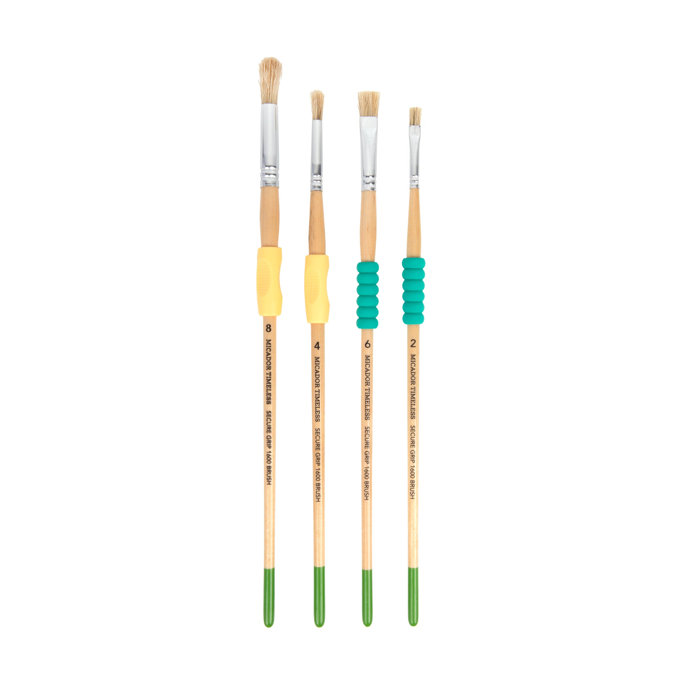 Secure Grip 1600 Brushes, Pack of 4, FSC 100%, Micador Timeless