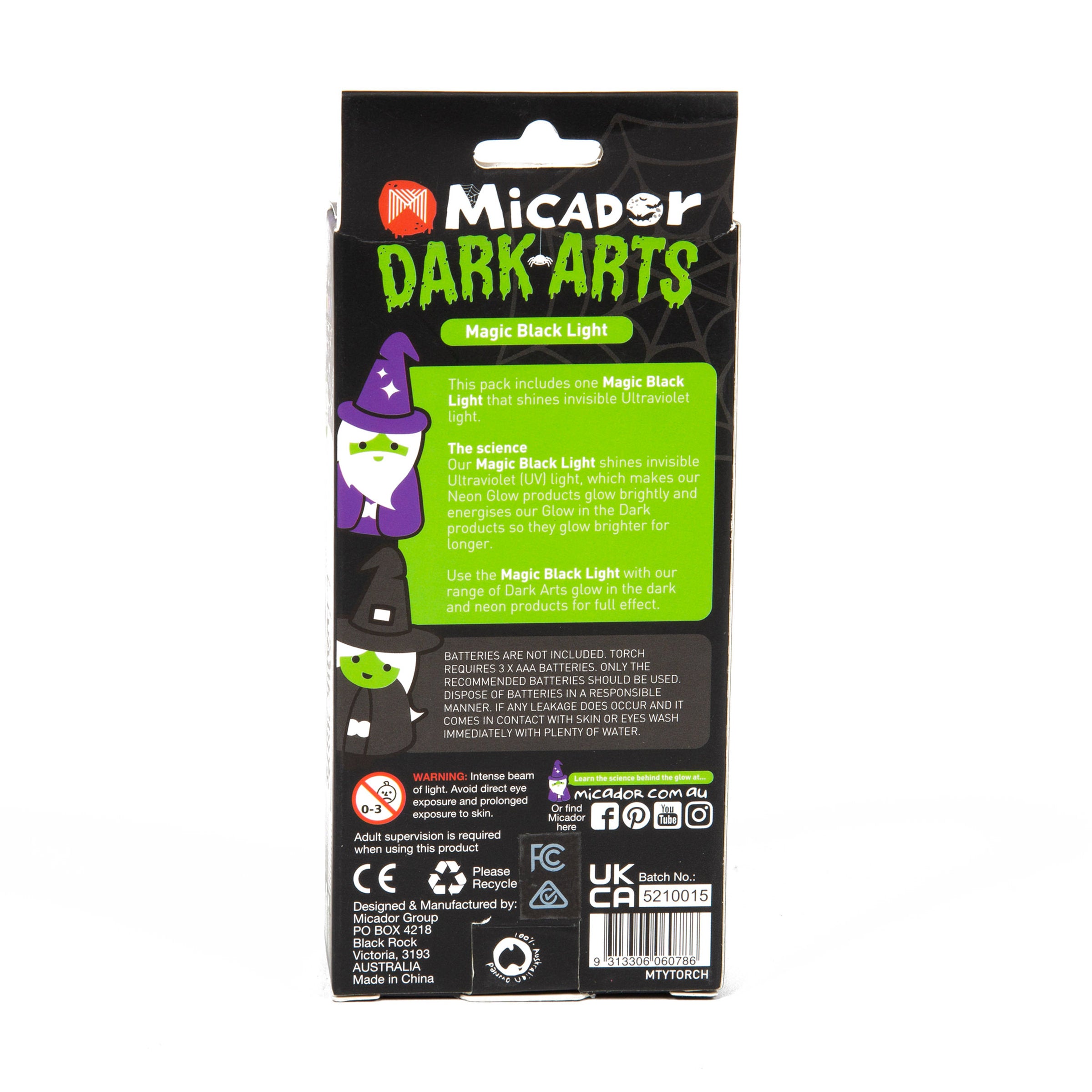 Dark Arts Magic Black Light
