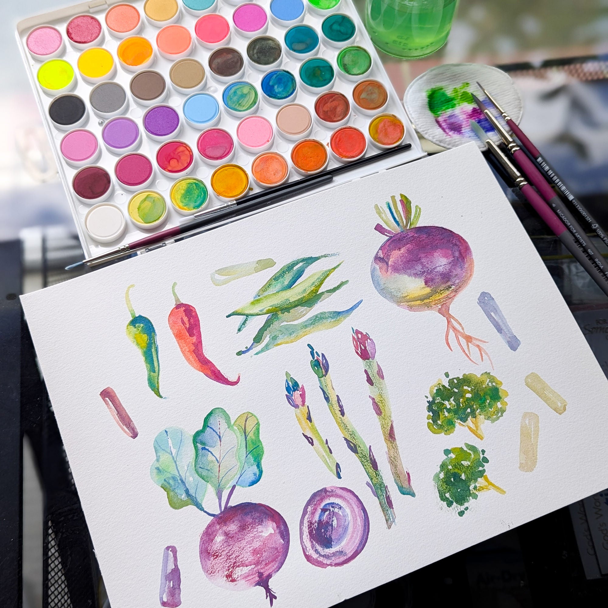 Watercolour Palette Stylist, Disc 48  Micador