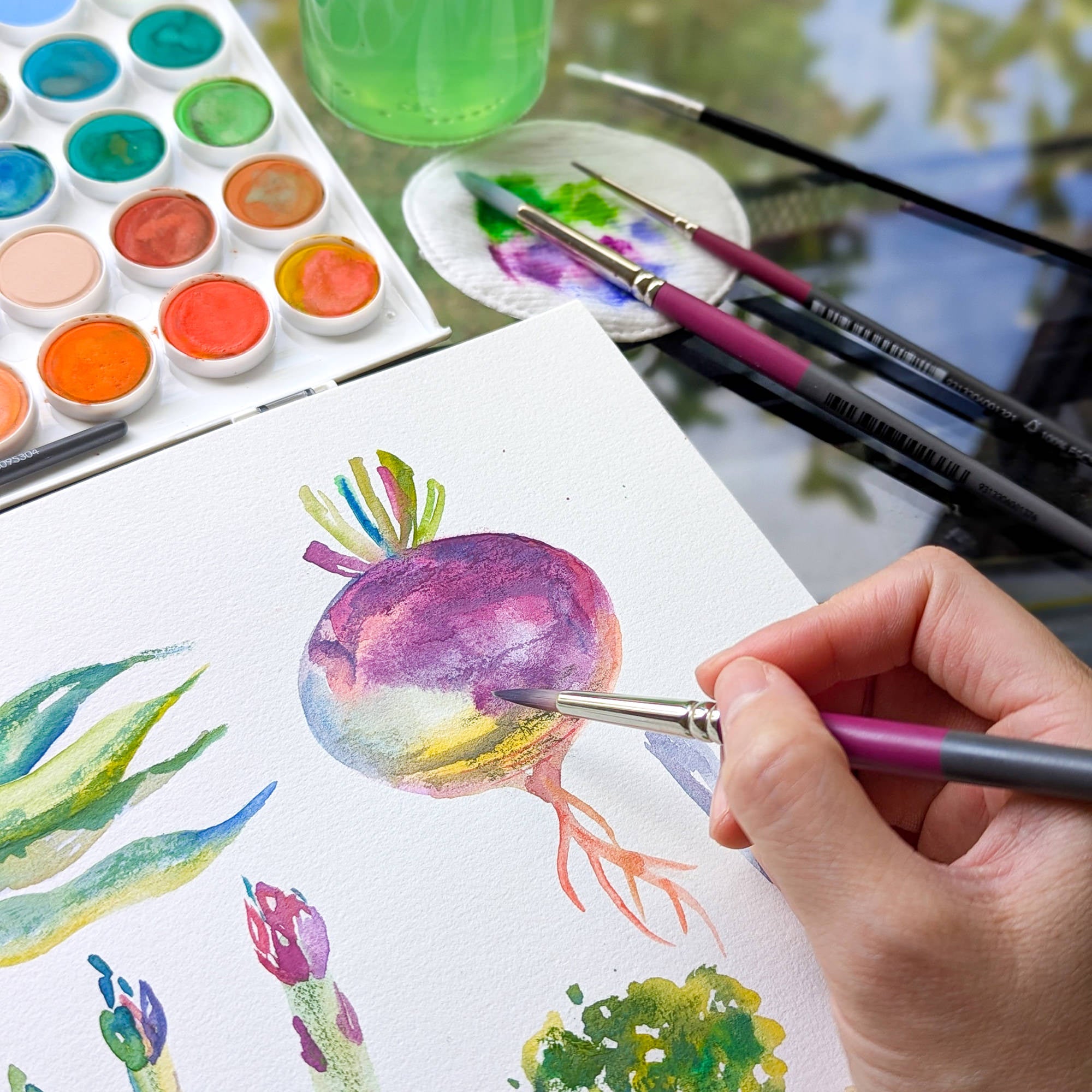 Watercolour Palette Stylist, Disc 48  Micador