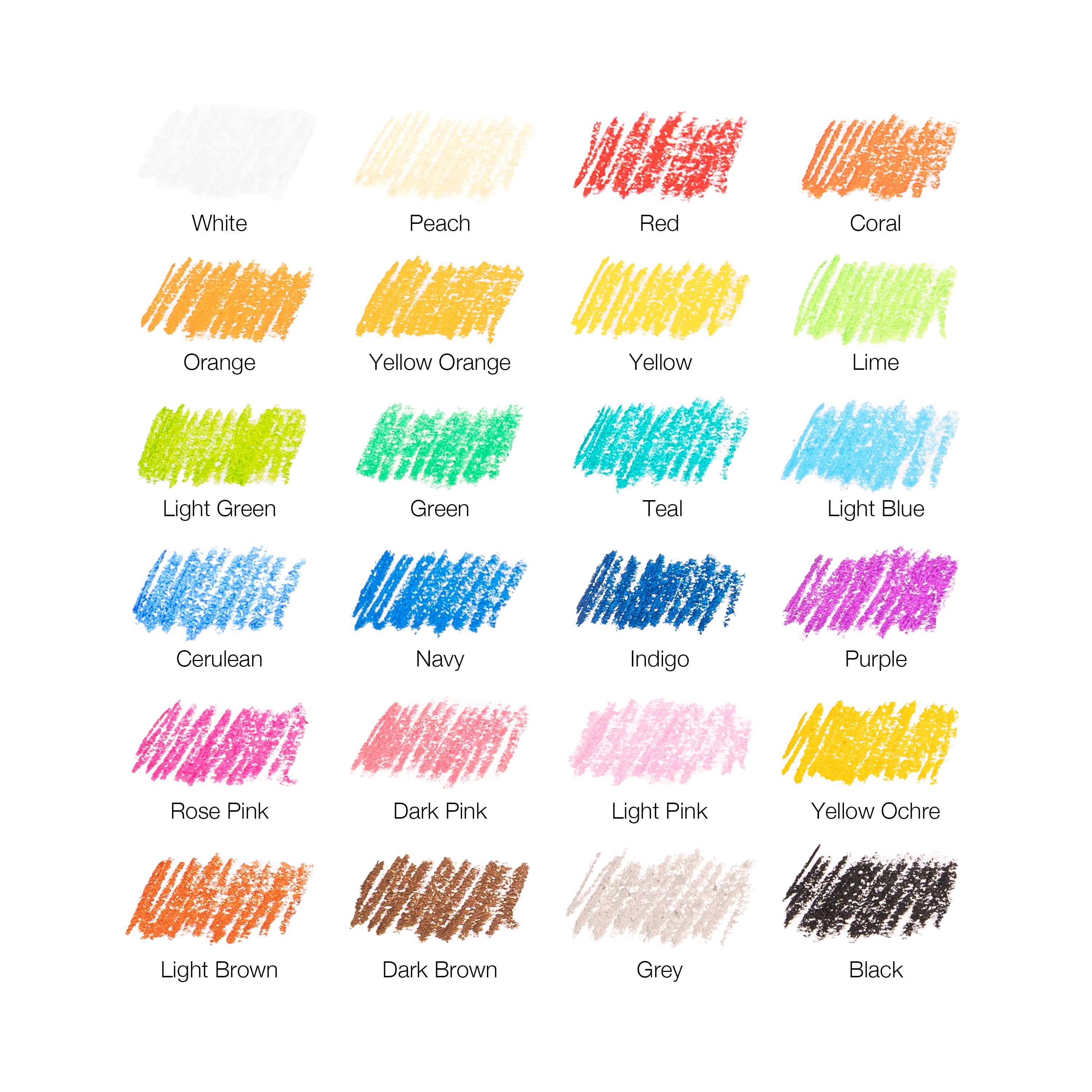 Micador Large Oil Pastels Colourfun 24Pk