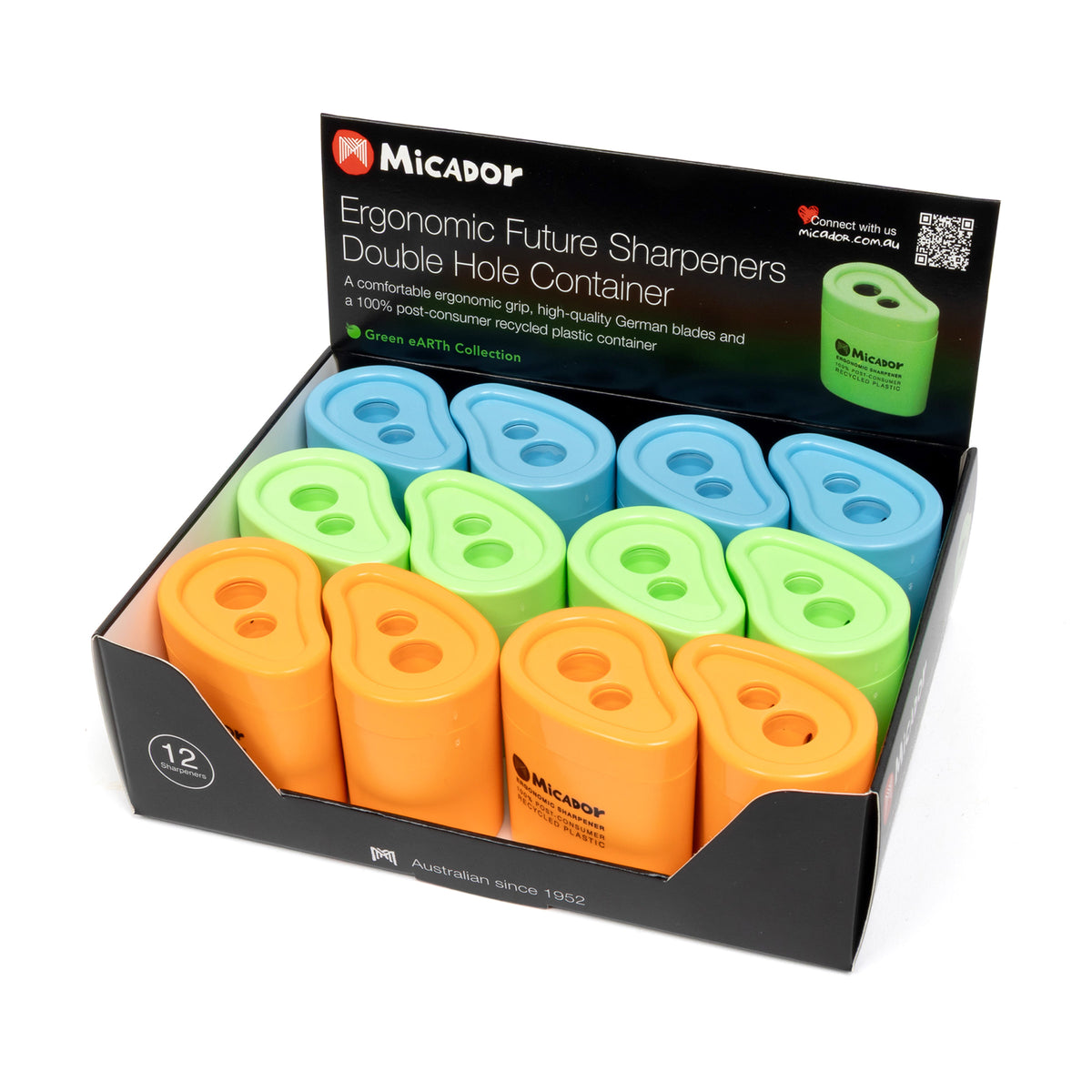 Future Sharpener, Ergonomic Double Hole Micador